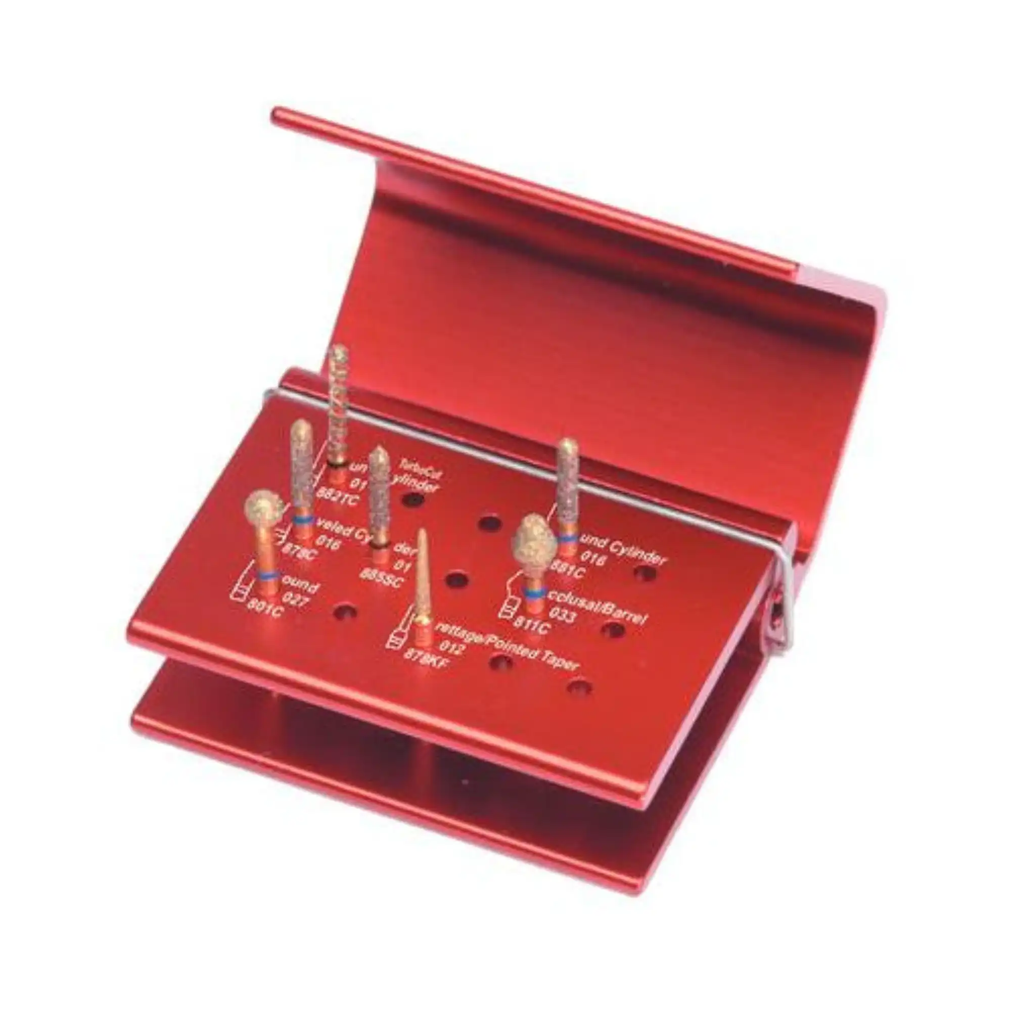 Alpen Crown and Bridge Preparation Kit, 7 FG Diamond Burs with Bur Block, R1005 thumbnail 2