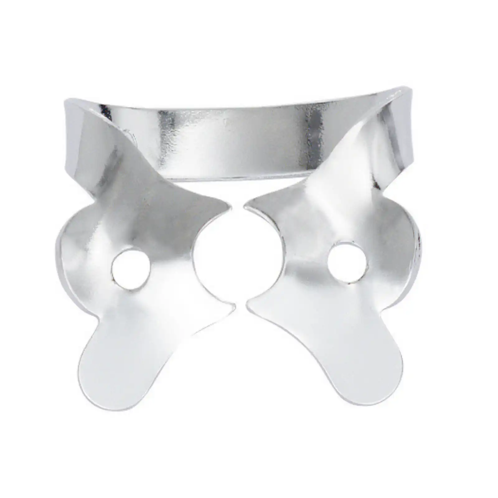 Hygenic Gloss Finish Winged Rubber Dam Clamp, #1, General Purpose Upper Premolar/Bicuspid, H02703, 1/Pk thumbnail 2