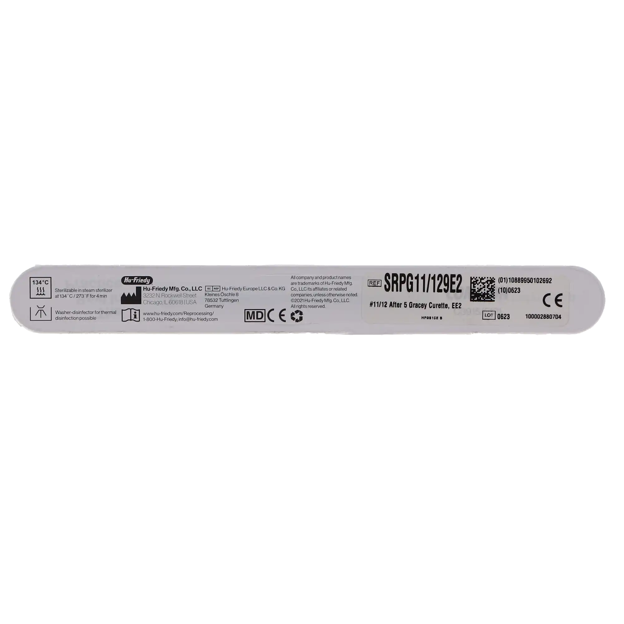 Hu-Friedy After Five Gracey Curette, 11/12, Double-Ended, #9 EverEdge 2.0 Handle, SRPG11/129E2 thumbnail 4