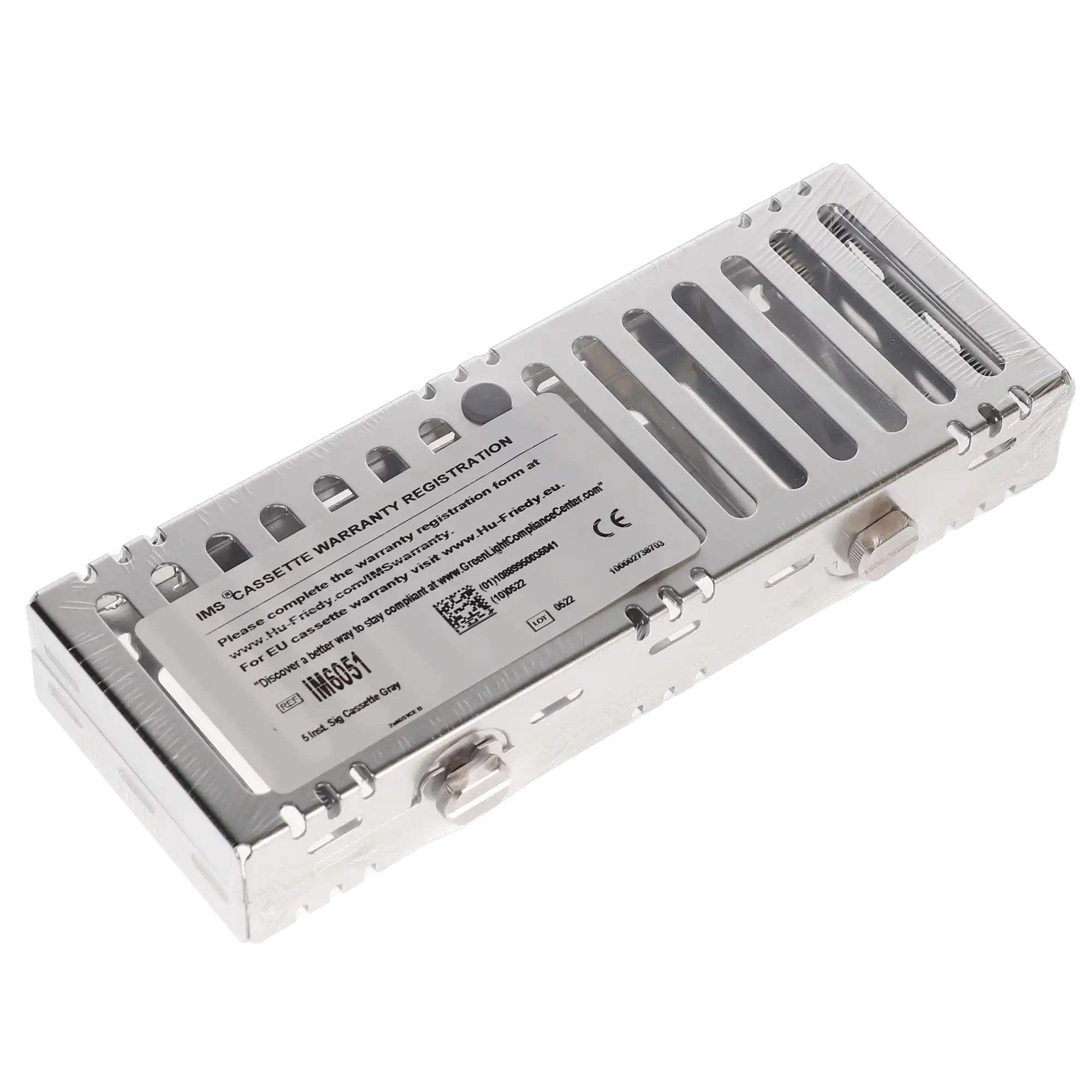 Hu-Friedy IMS Signature Series Exam Cassette, 5-Instrument, Gray, Stainless Steel, 1/Pk, IM6051 thumbnail 3