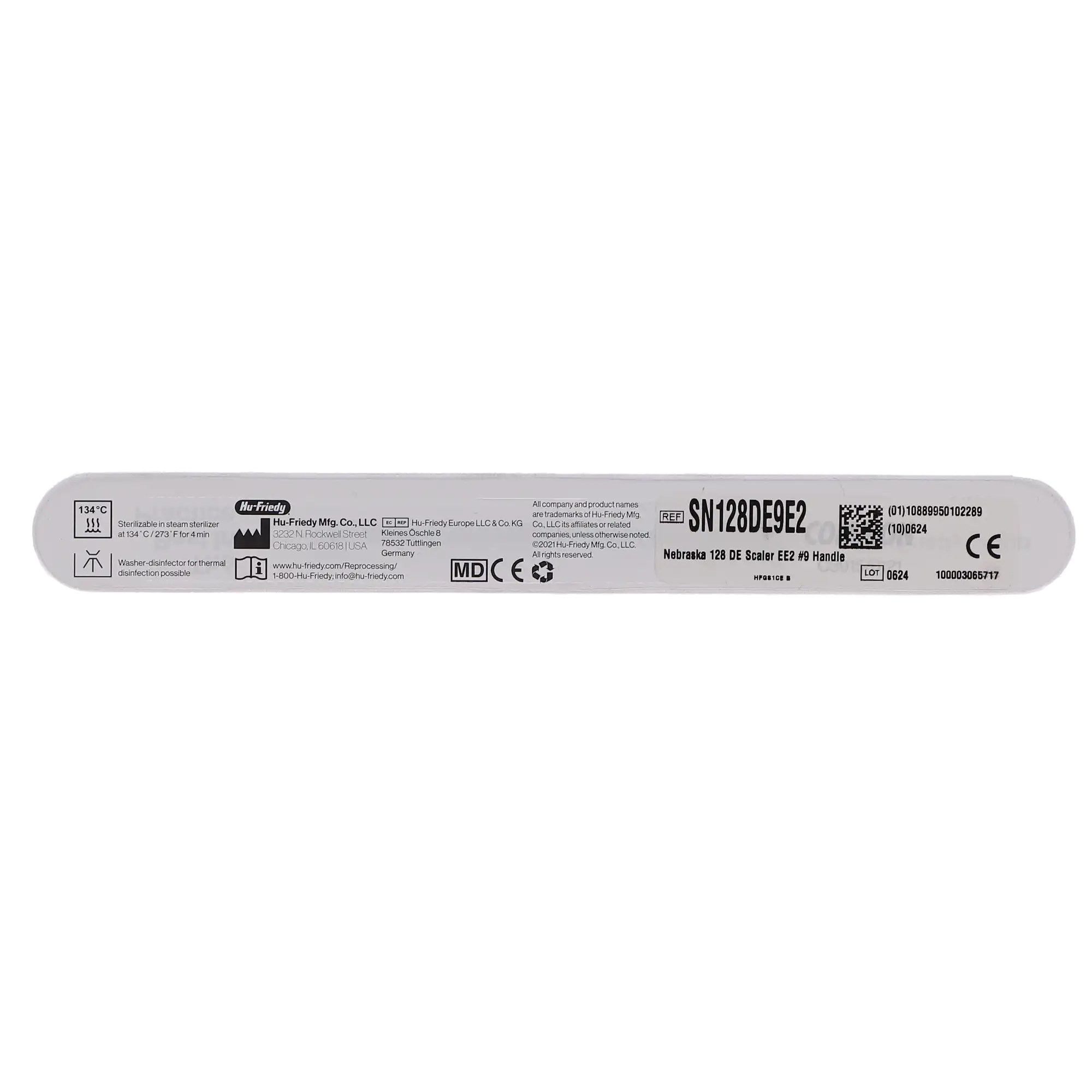 Hu-Friedy EverEdge 2.0 Nebraska 128 DE Sickle Scaler, Double-Ended, #9 Handle, SN128DE9E2 thumbnail 4