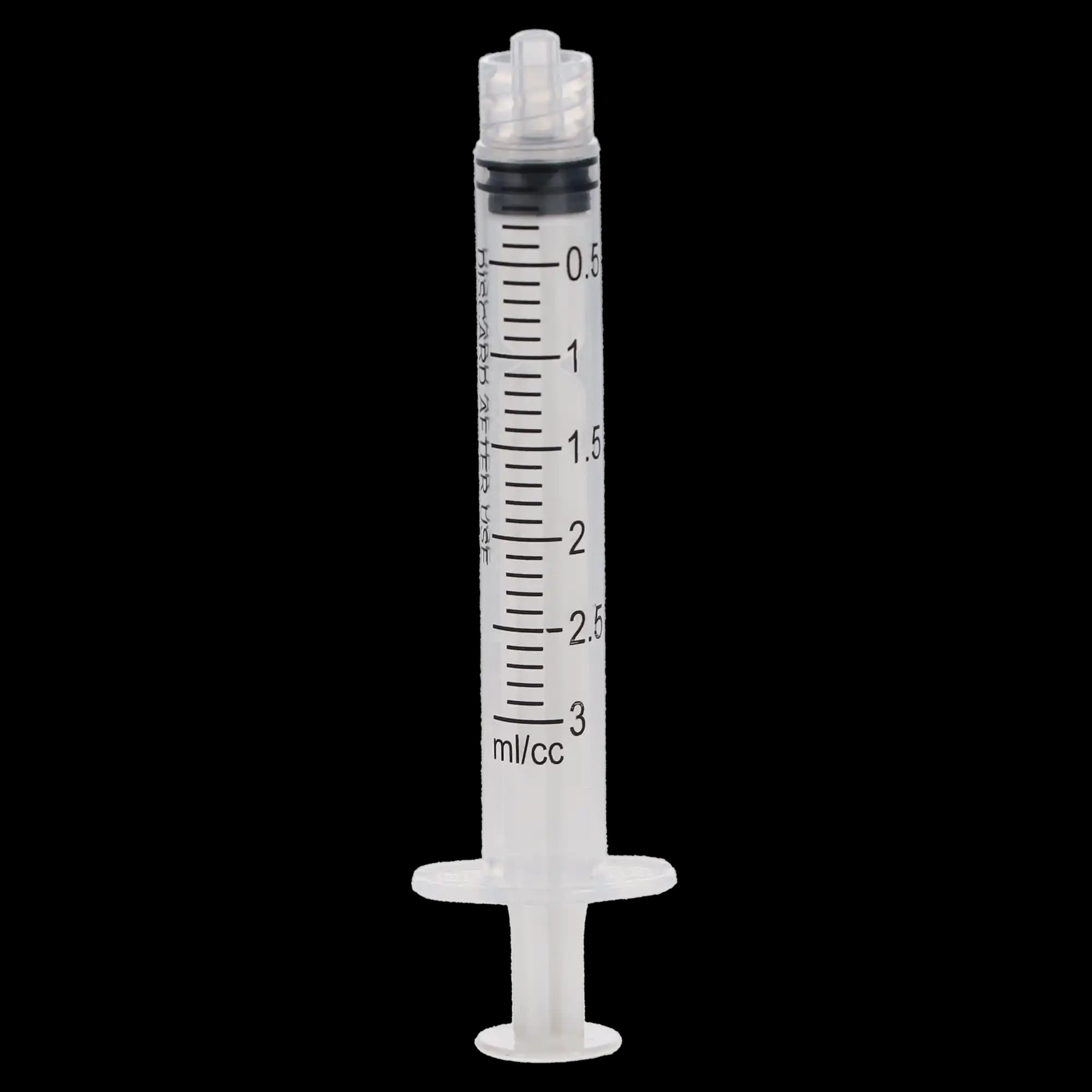 Plasdent Luer-Lock Endo Irrigation Syringes, 3cc, Disposable, Non-Sterile, 100/Box, LL03 thumbnail 5