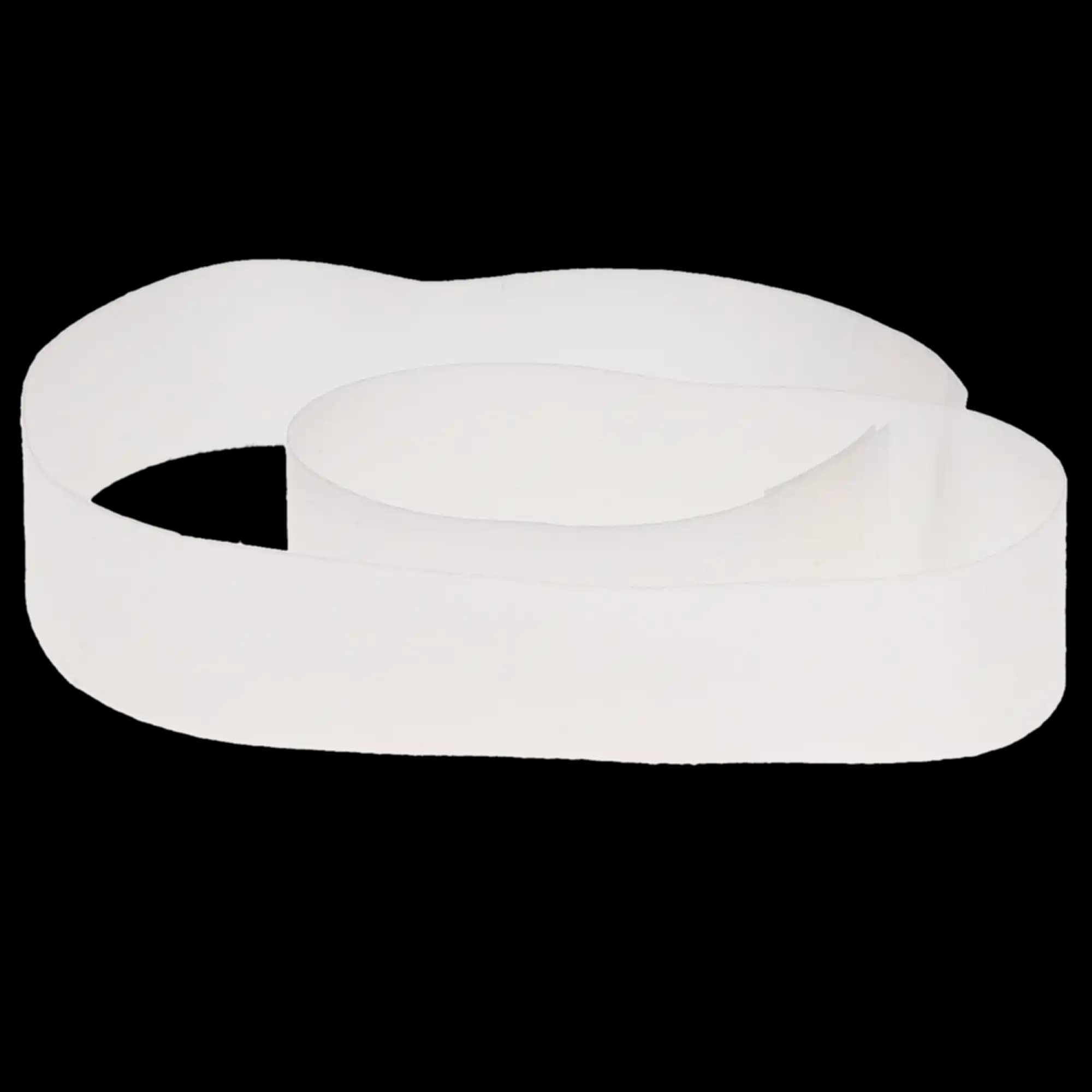 Plasdent Biband Disposable Bib Bands, White, Stretchable, Self-Adhesive, 17" Long, 250/Box, BIB-BND - Plasdent - Biband Disposable Bib Bandwhite, 250Pcs/Box, BIB-BND - Image 1