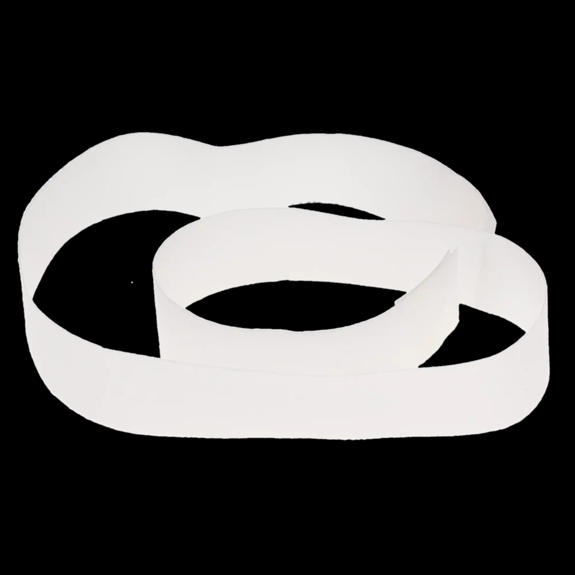 Plasdent Biband Disposable Bib Bands, White, Stretchable, Self-Adhesive, 17" Long, 250/Box, BIB-BND thumbnail 5
