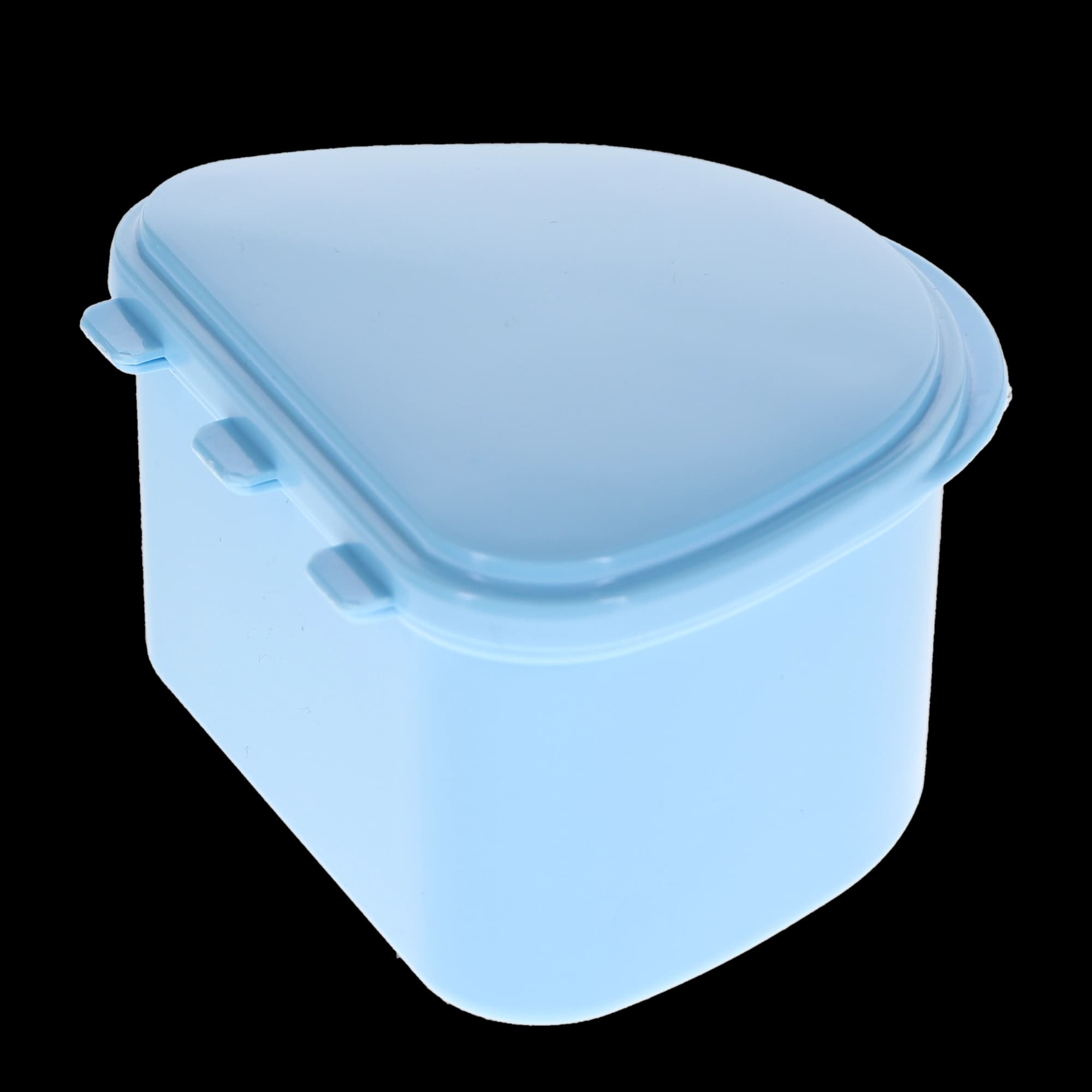Plasdent Classic Denture Bath with Rinsing Basket, One-Touch Lid, Assorted Colors, 12/Box, 200BTH-A thumbnail 3