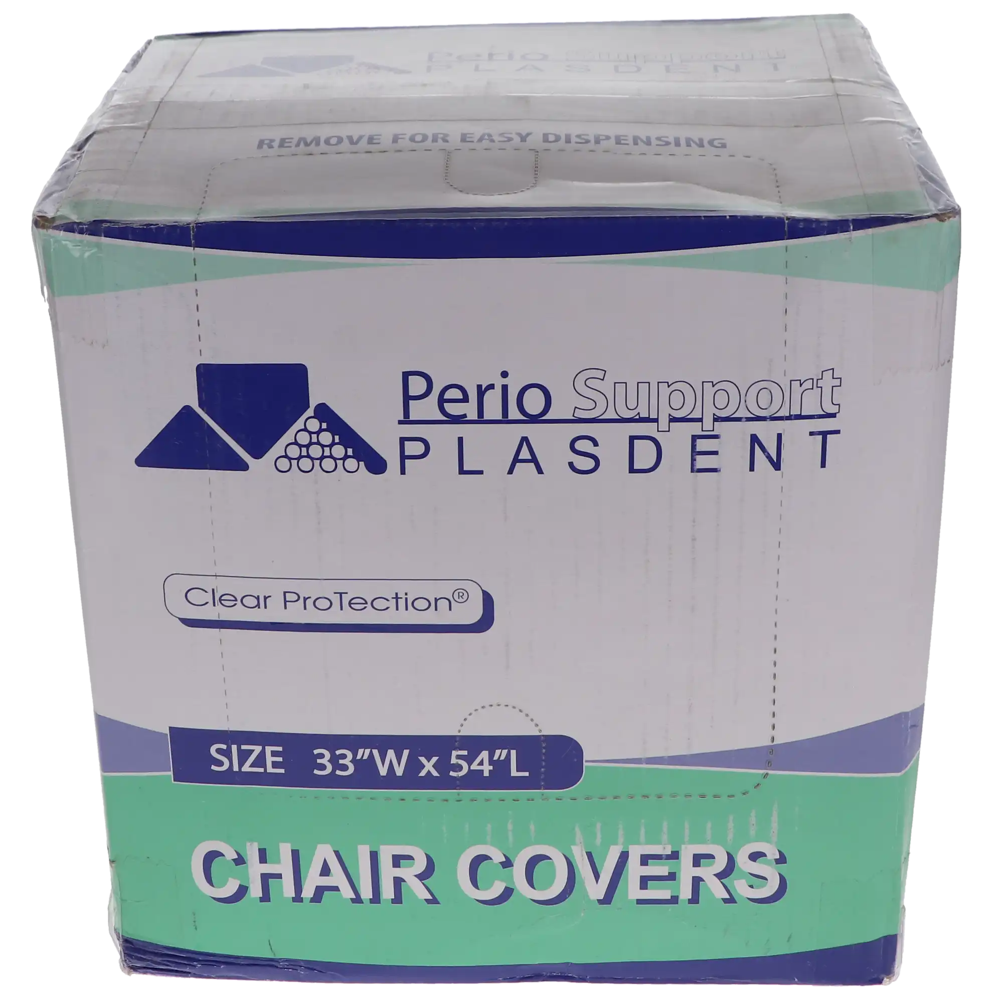 Plasdent Full Plastic Dental Chair Cover Sleeves, Clear, 33" x 54", 200/Pk, PS105 thumbnail 7