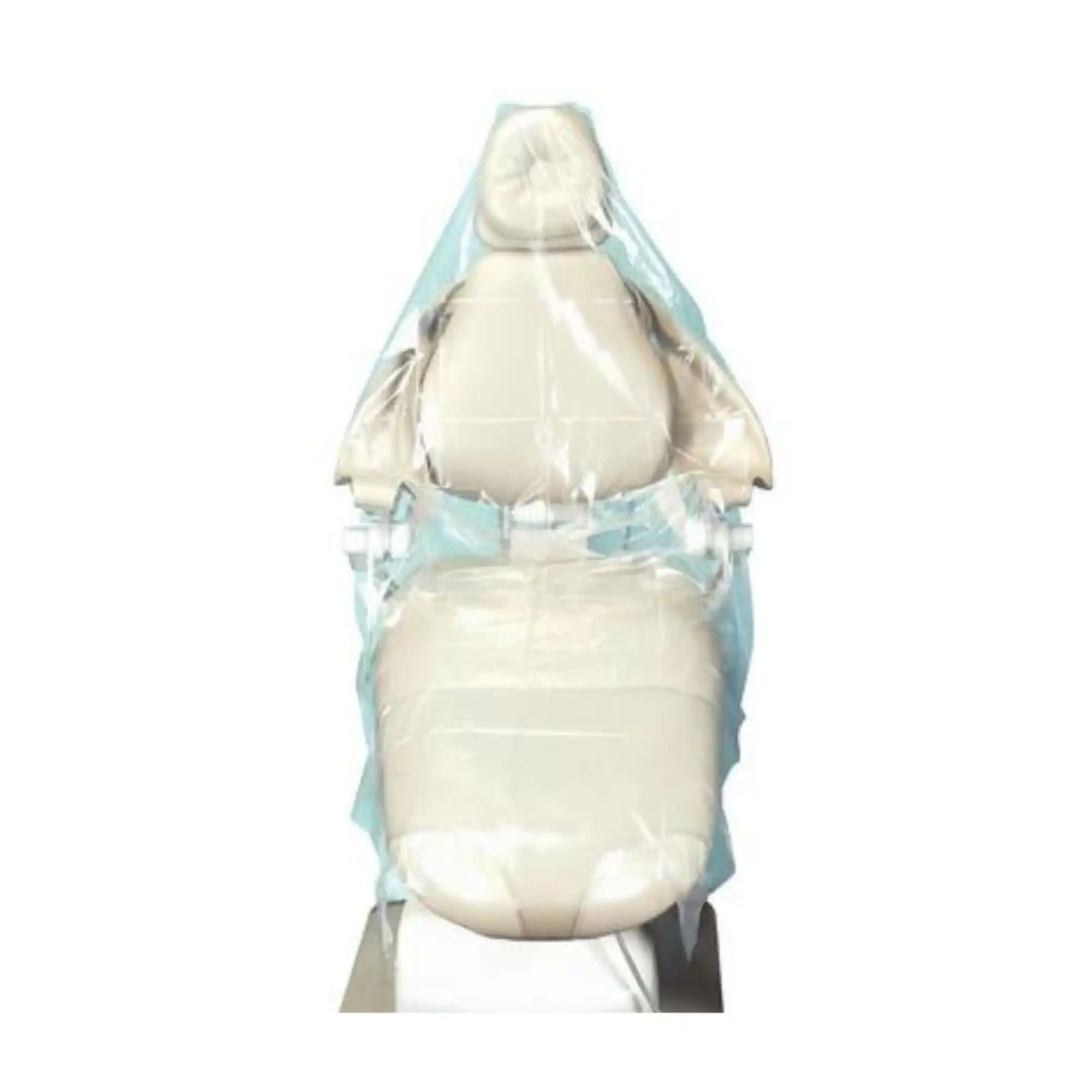 Plasdent Full Plastic Dental Chair Cover Sleeves, Clear, 33" x 54", 200/Pk, PS105 thumbnail 8