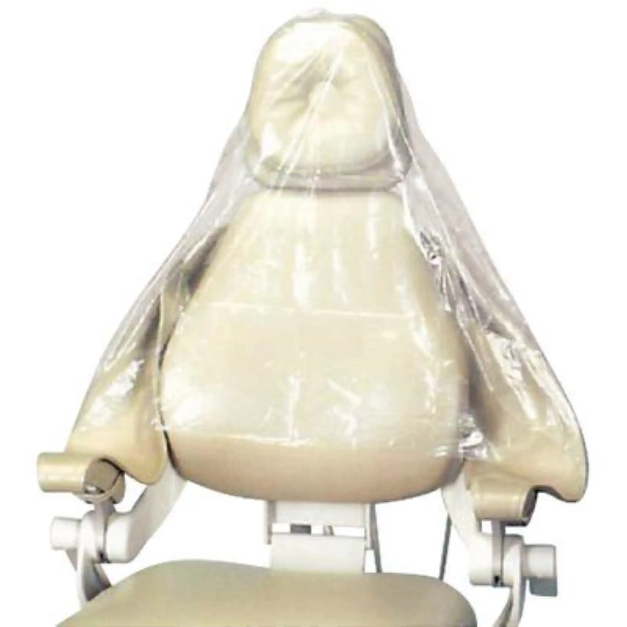 Plasdent Perio Support Half Chair Covers, Plastic, Clear, 24.5" x 32", 300/Box, PS102 thumbnail 6