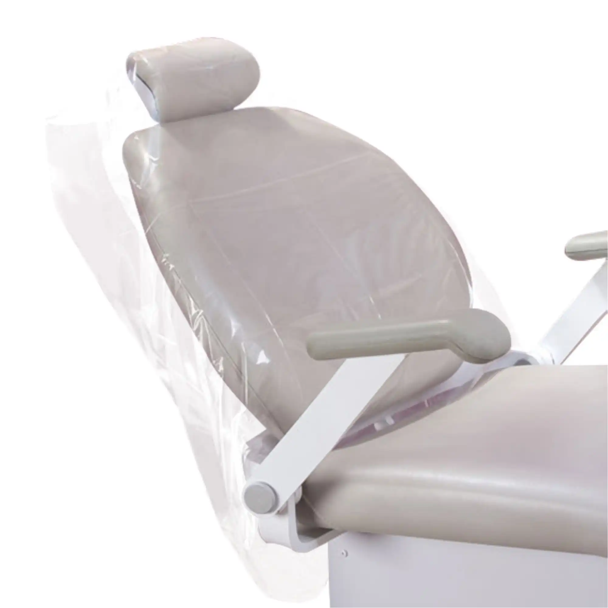 Plasdent Wide Half Chair Cover, Clear Plastic, 32" x 32", 200/Box, PS3825 thumbnail 8