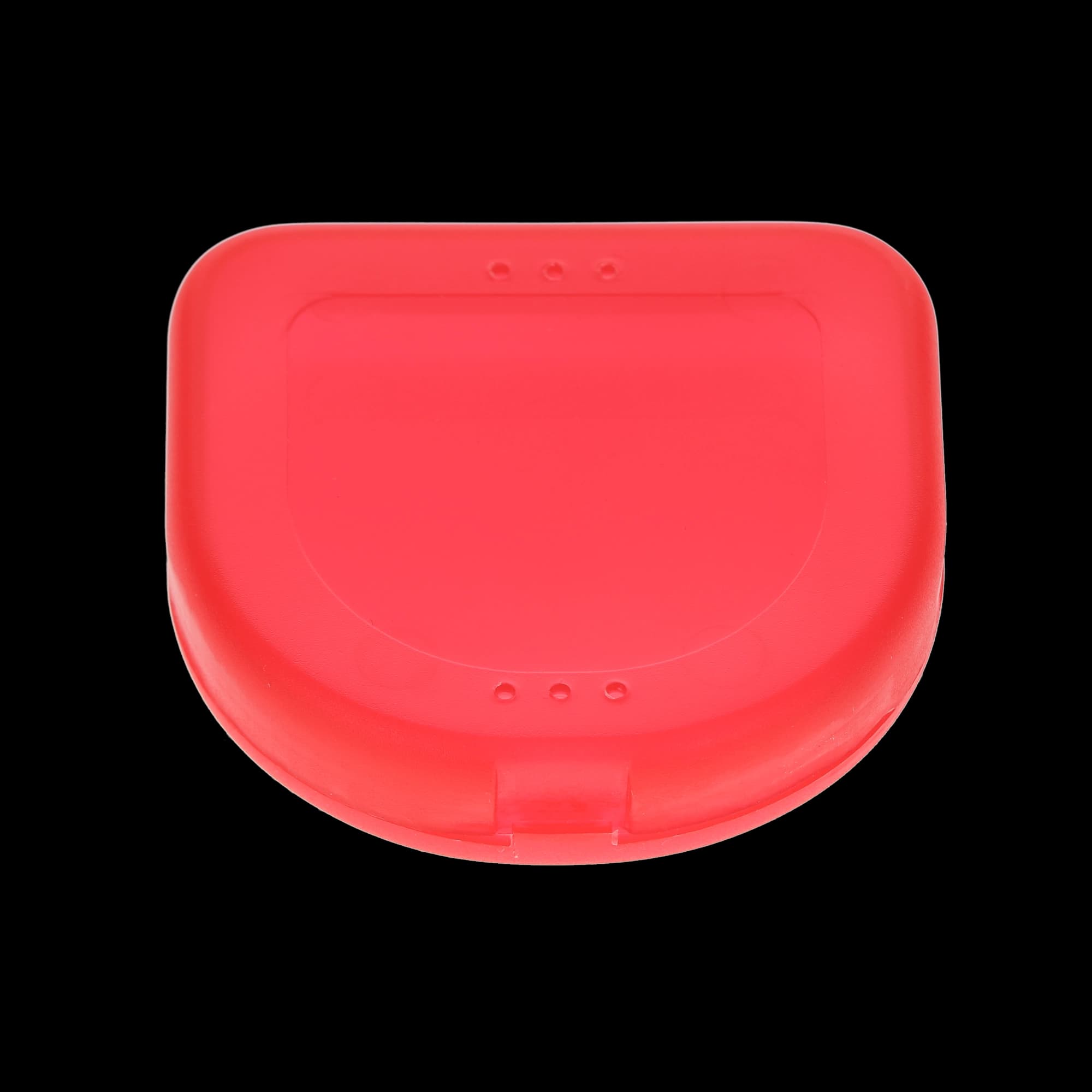 Plasdent iBox Dental Appliance Case, Extra-Slim 5/8" Deep, Hinged, Vented, Assorted Translucent Colors, 12/Box, 200-IBX-ASST thumbnail 4