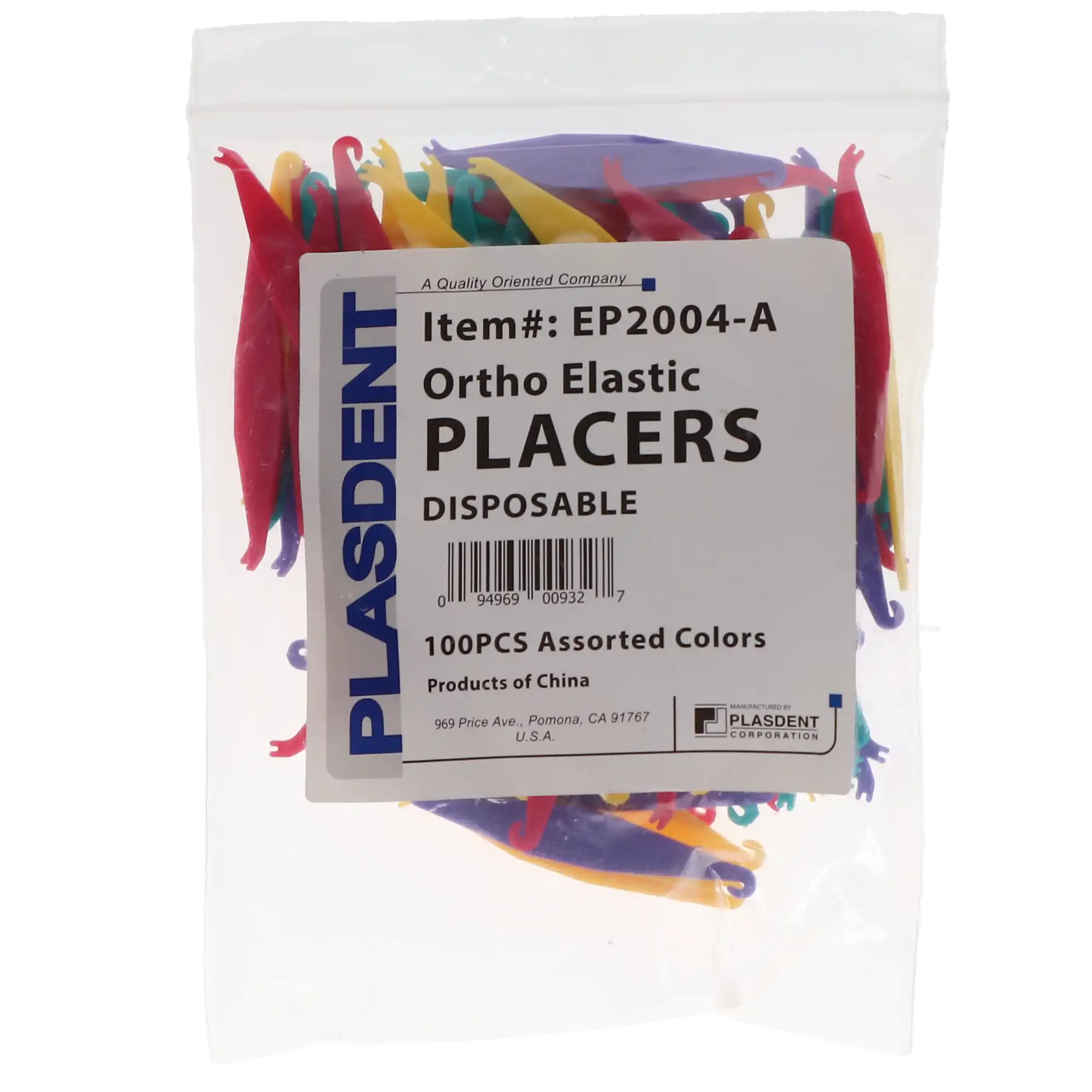 Plasdent Ortho Elastic Placers, Assorted Colors, Disposable, 100/Pk, EP2004-A thumbnail 5