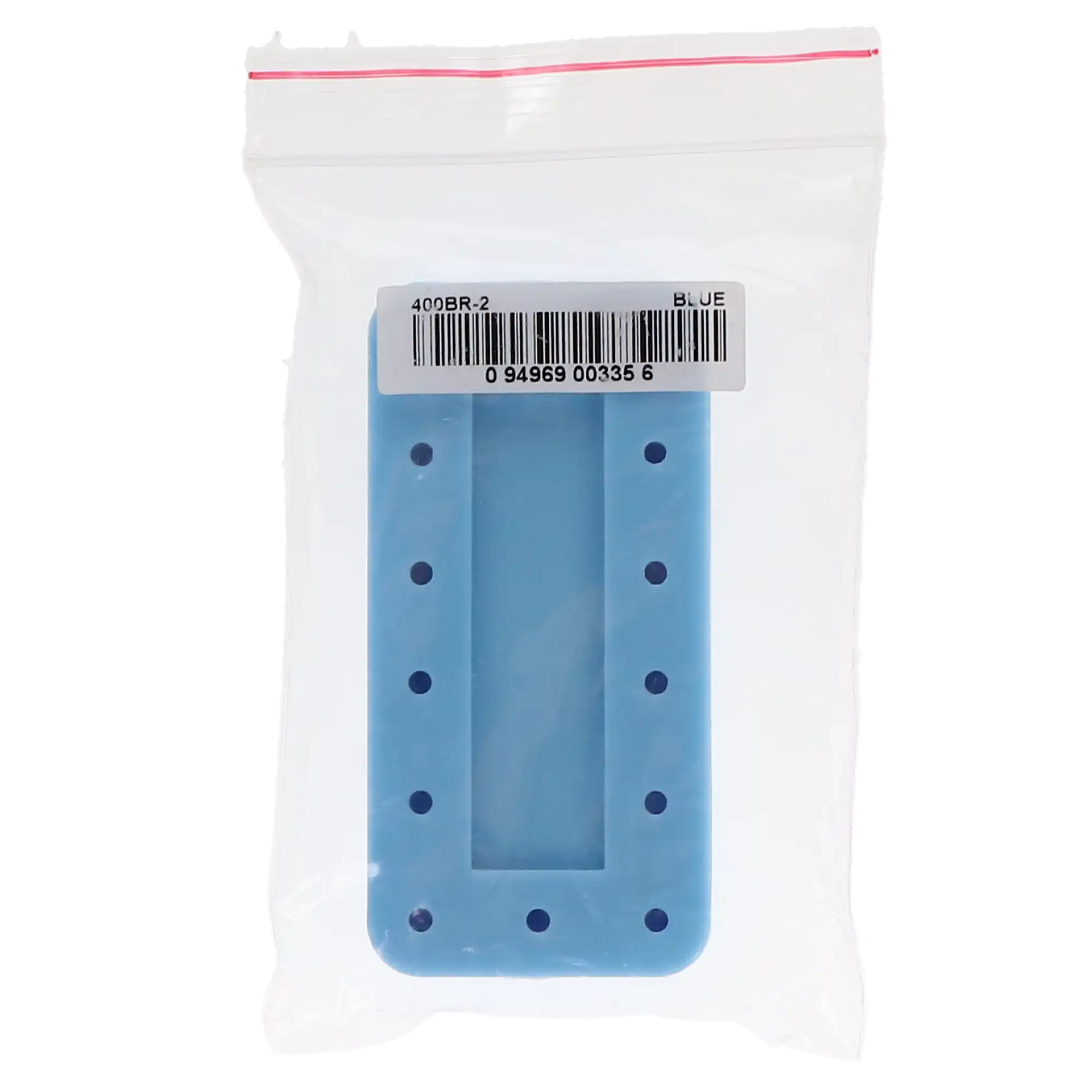 Plasdent Magnetic Bur Block, 14-Hole, Rectangular, Blue, 1/Pk, 400BR-2 thumbnail 4