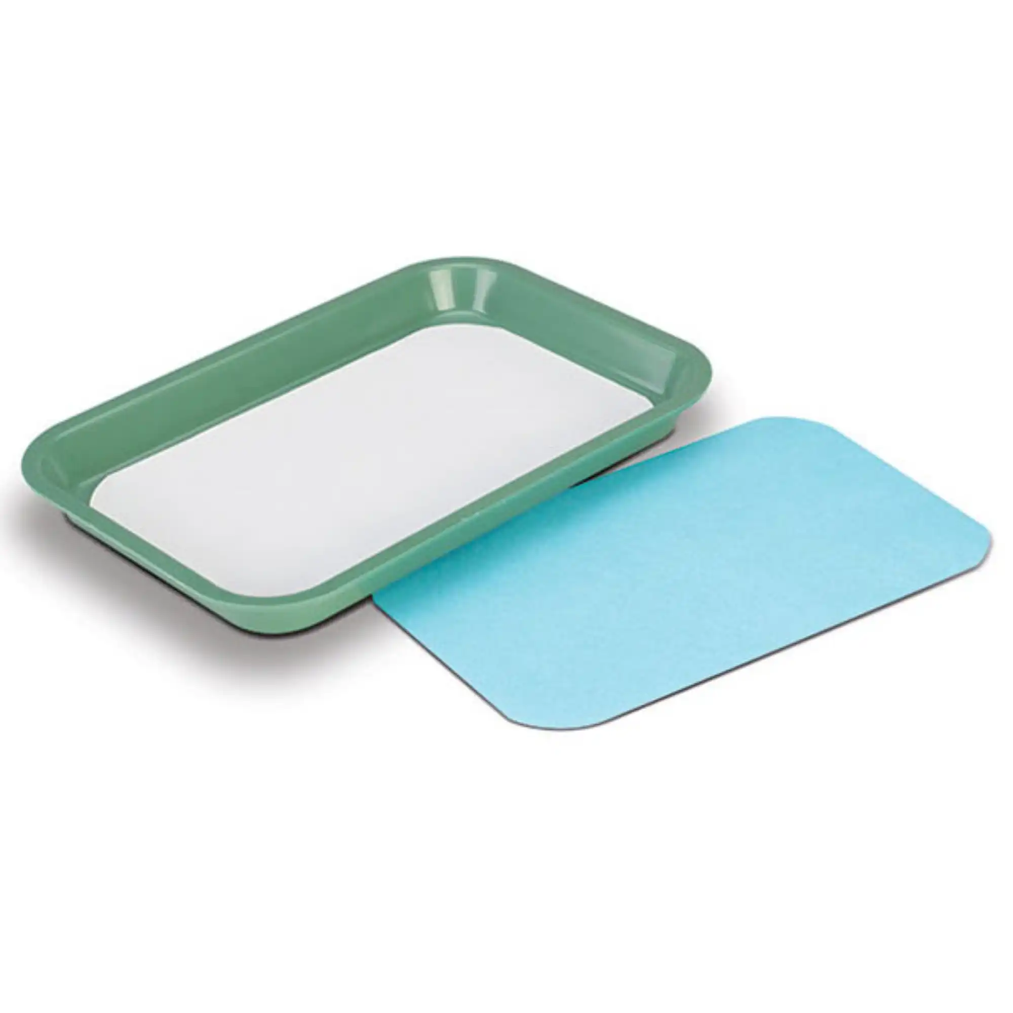 Plasdent Paper Tray Covers, Size F Mini, White, 5" x 8", 1000/Box, PAP-F1 - Plasdent - Tray Paper, F, 5"X8" White, 1000Pcs/Box, PAP-F1 - Image 1