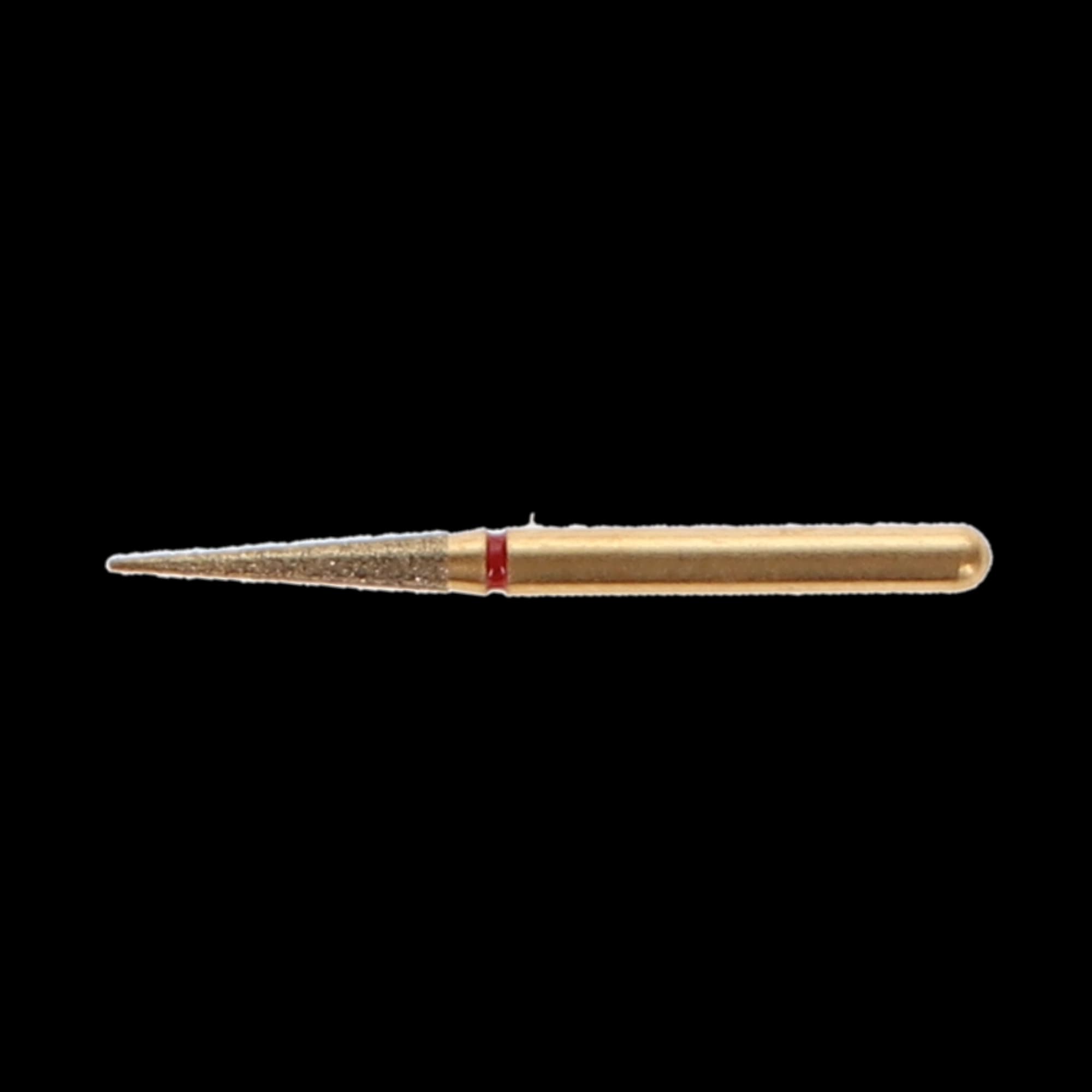 Alpen Multilayer Diamond Bur, FG, Flame/Needle Shape, #858, 1.4 mm, Fine Grit, Red, 5/Pk, R858F014FG thumbnail 2