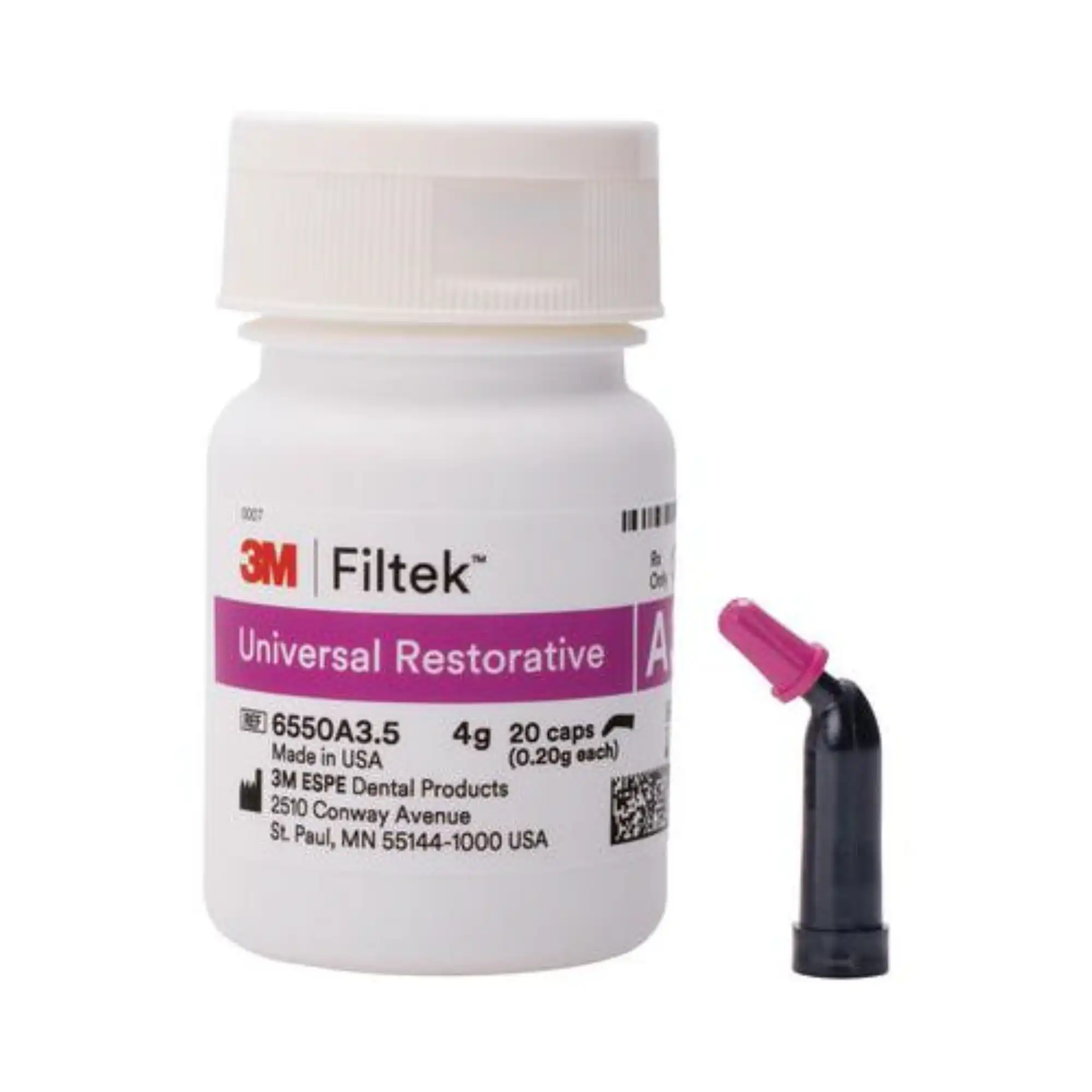 3M Filtek Universal Restorative Capsules, Shade A3.5, 0.2 g, 20/Pk, 6550A3.5 thumbnail 4