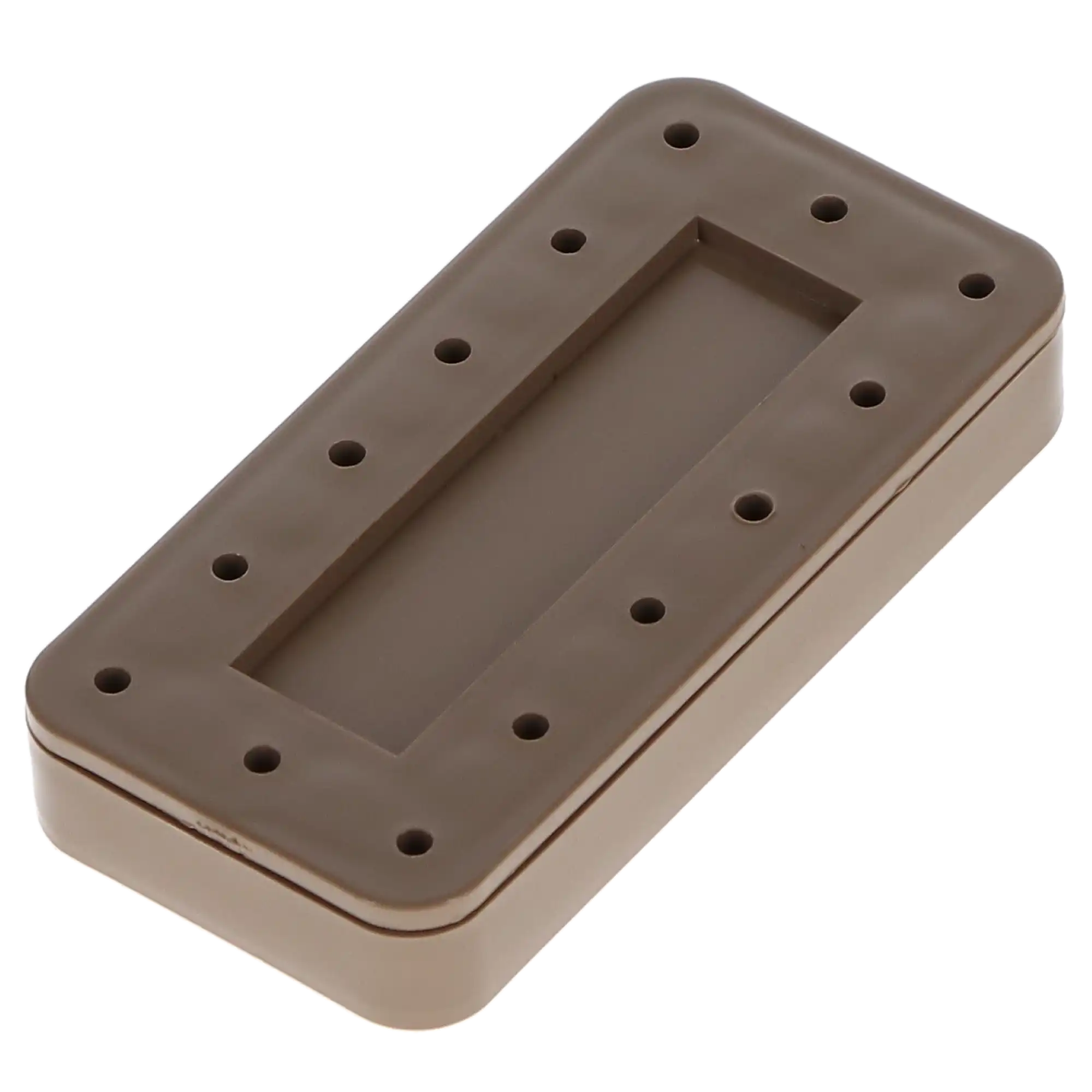 Plasdent Magnetic Bur Block, 14-Hole, Rectangular, Beige, 1/Pk, 400BR-7 thumbnail 3