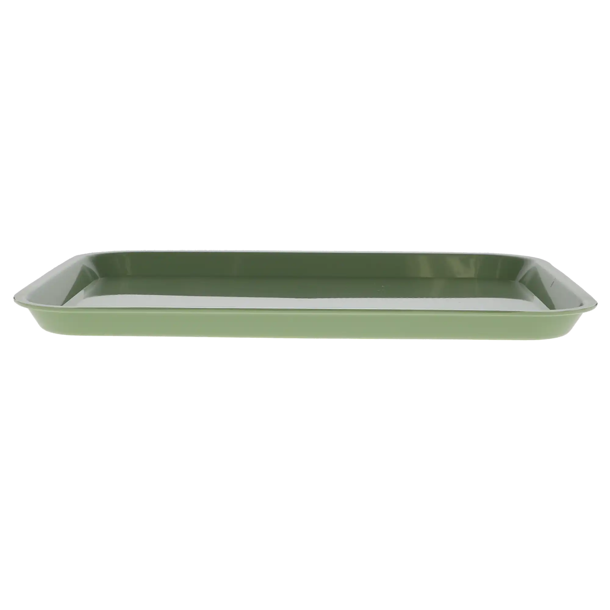 Plasdent Set-Up Flat Tray, Size B (Ritter), Green, Plastic, 13-1/2" x 9-5/8" x 7/8", 1/Pk, 300BF-4 - Set-Up Plastic Flat Trays, # B, Green, 1/Pk, 300BF-4 - Image 1