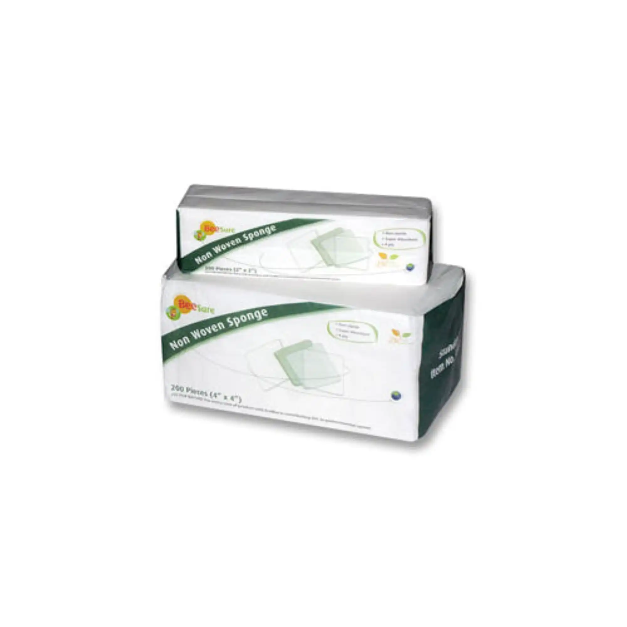 BeeSure Non-Woven Sponge, 2" x 2", 4-Ply Rayon/Polyester, Non-Sterile, 5000/Case, BE1322 thumbnail 2
