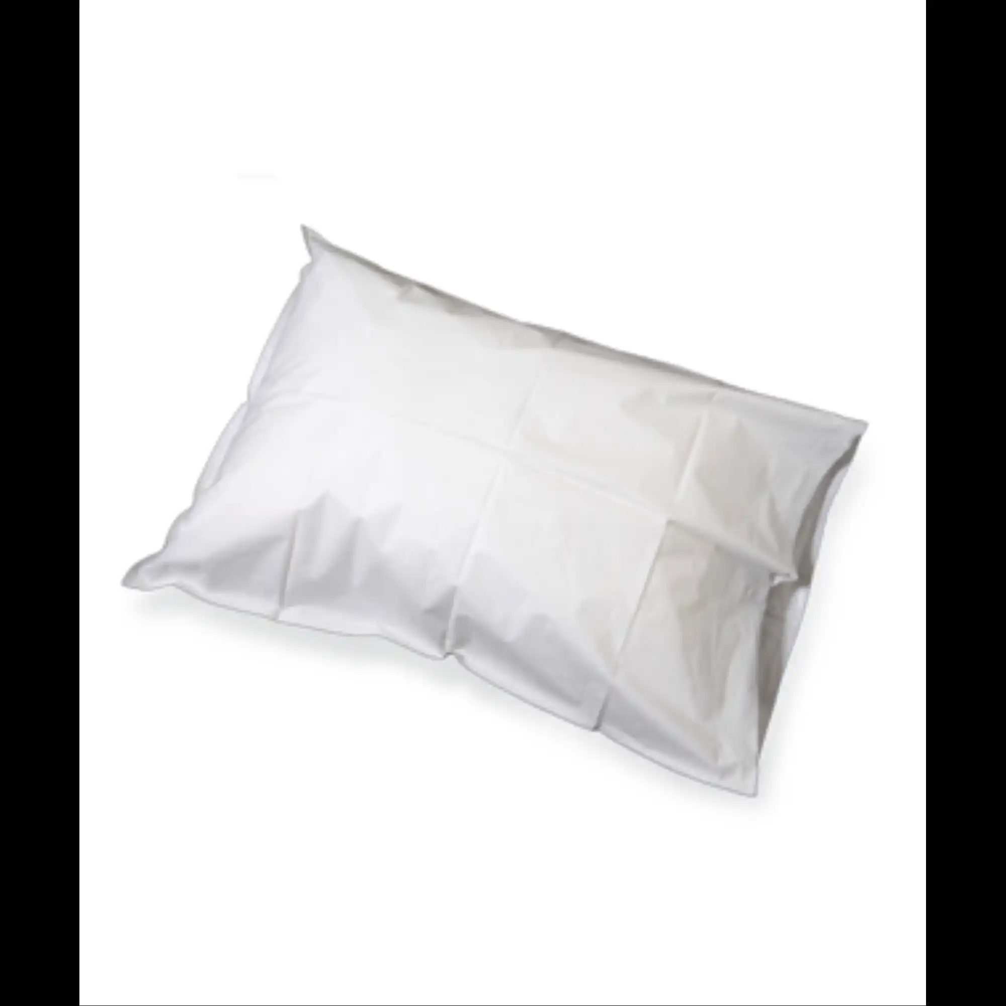 Crosstex 21" x 30" Fluid Resistant Pillow Cases, Tissue/Poly, White, 100/Box, PC2130 thumbnail 2