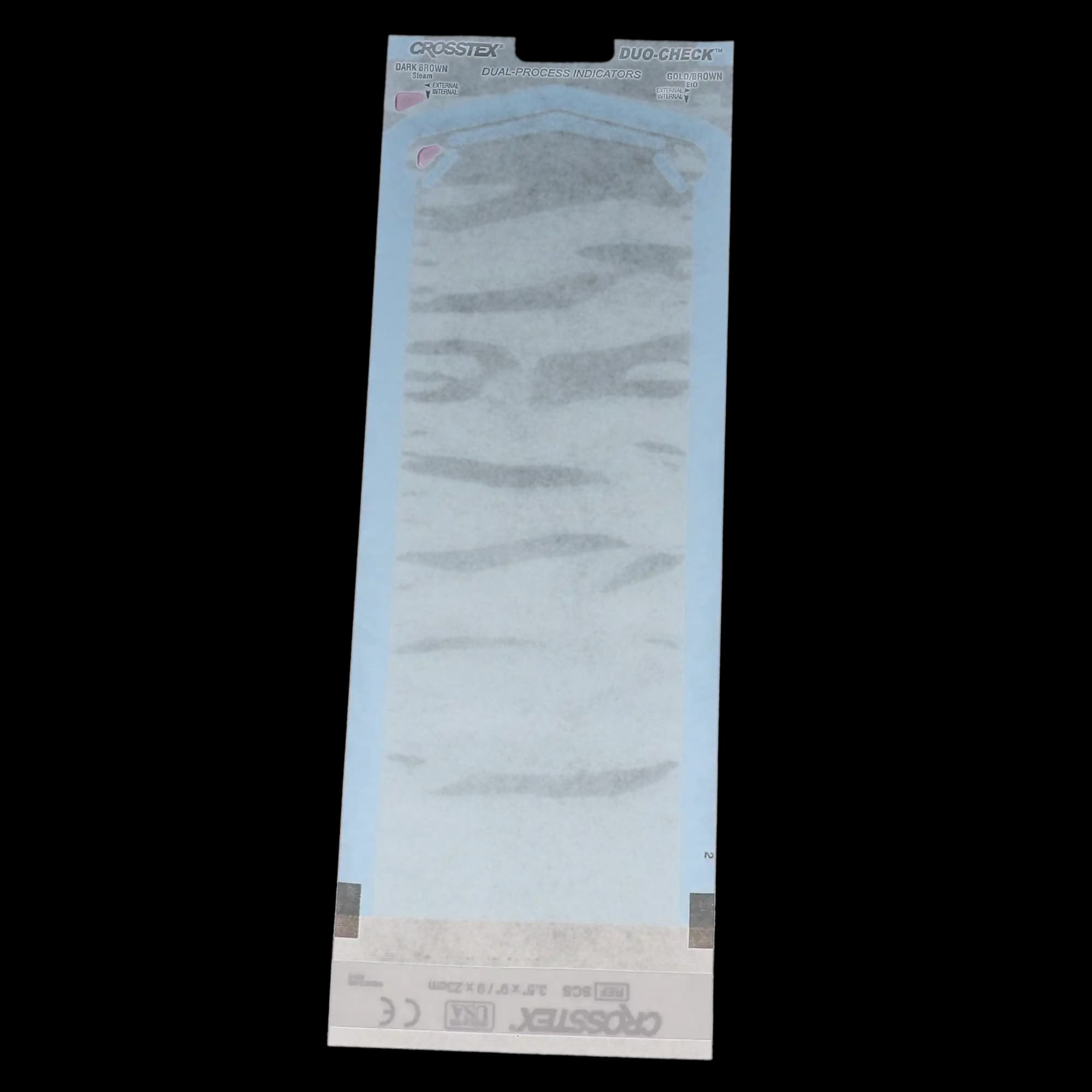 Crosstex Duo-Check Self-Seal Sterilization Pouches, 3-1/2" x 9", Blue Film, 500/Box, SCS5 thumbnail 3