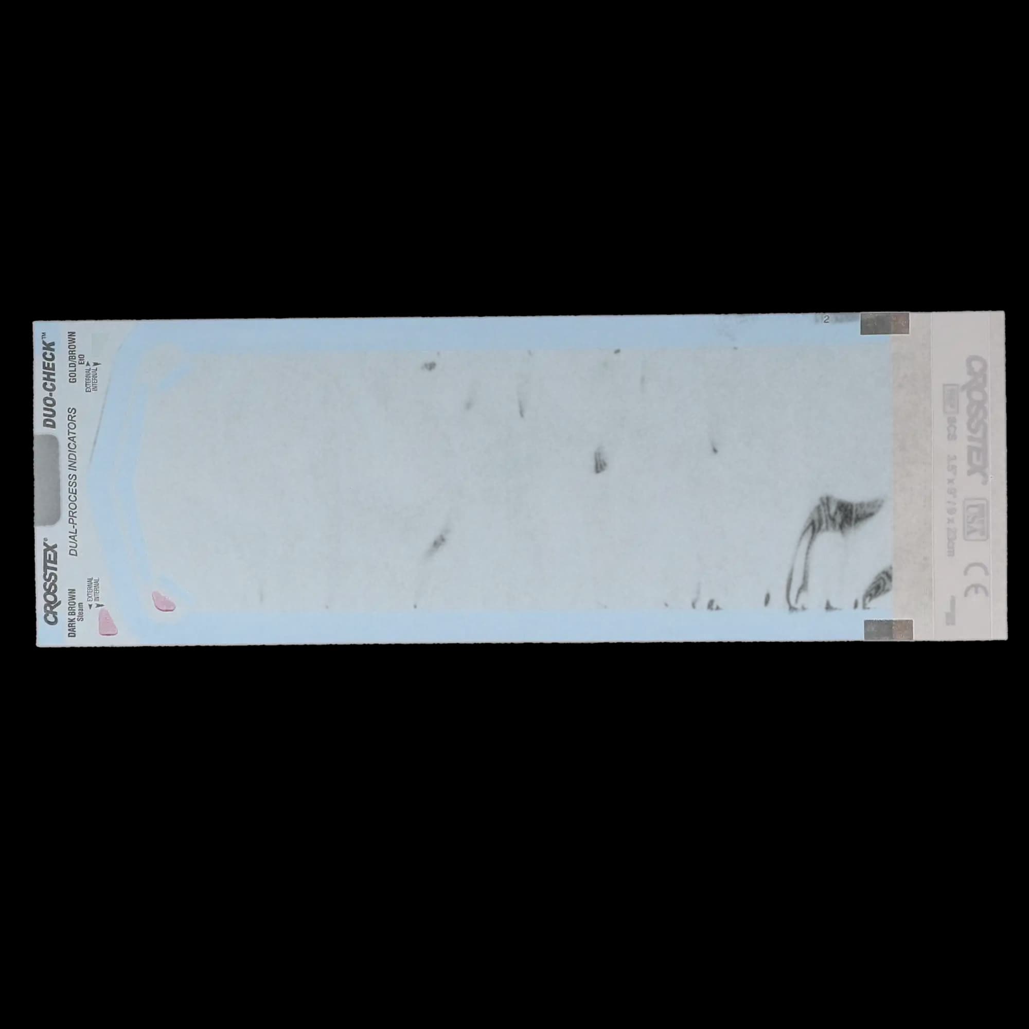 Crosstex Duo-Check Self-Seal Sterilization Pouches, 3-1/2" x 9", Blue Film, 500/Box, SCS5 thumbnail 5