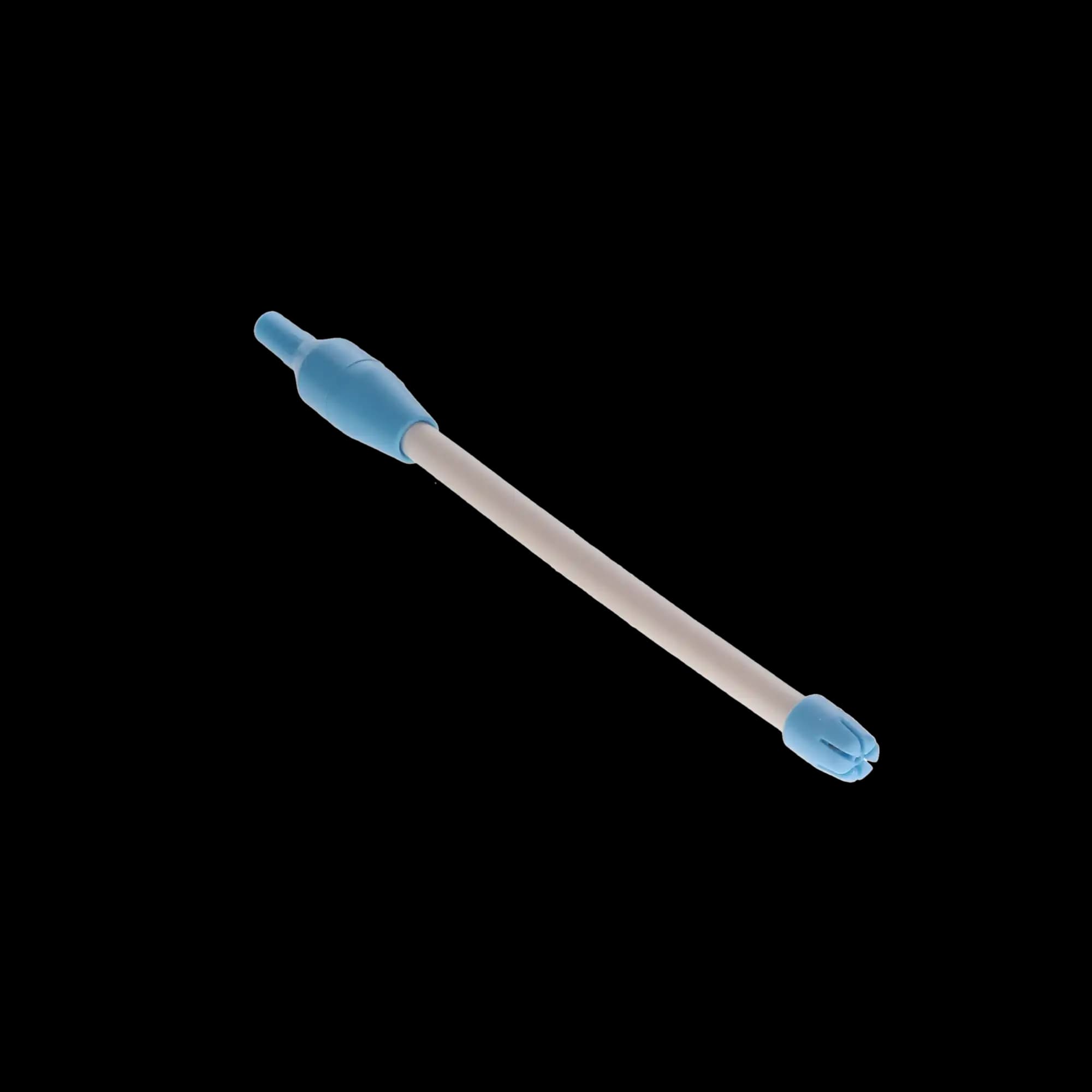 Safe-Flo Saliva Ejector, White Tube with Blue Tip, One-Way Valve, Latex-Free, 100/Bag, M1000WHBU thumbnail 2