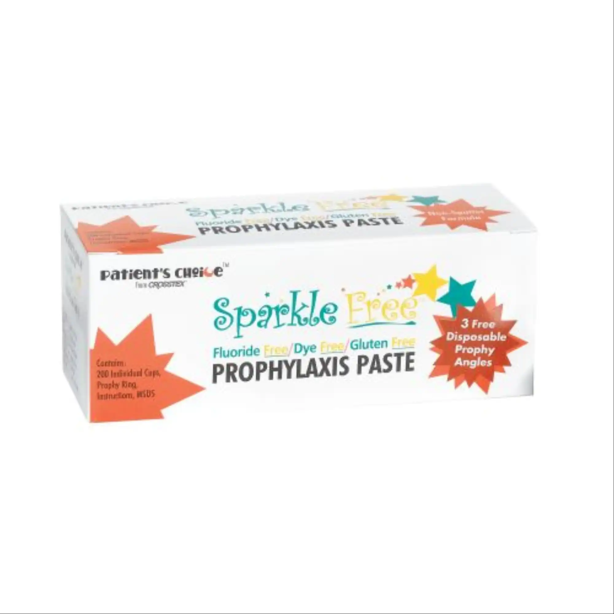 Sparkle FREE Prophy Paste, Coarse Grit, Cinnamon, Fluoride-Free, Dye-Free, with Xylitol, 200 Unit Dose Cups, UPSFCC thumbnail 2