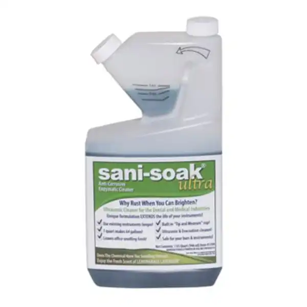 Sani-Soak Ultra Anticorrosive Enzymatic Cleaner, Lemongrass Lavender, 1 Quart Bottle, 5199 - Sani-Soak® Ultra Anticorrosive Enzymatic Cleaner - 1 Quart Bottle, Lemongrass Lavender - Image 1