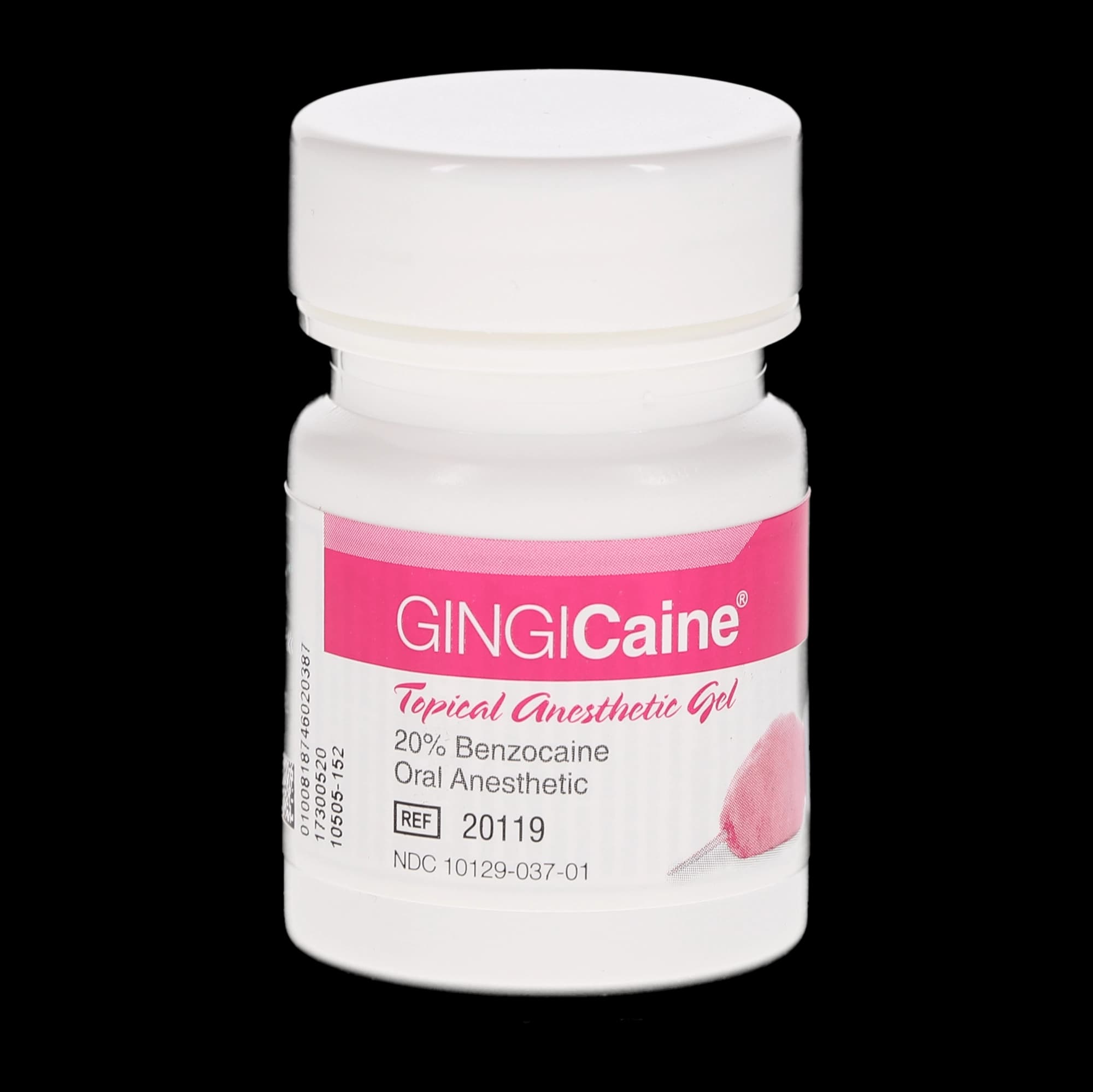 Gingicaine Topical Anesthetic Gel, 20% Benzocaine, 1 oz Jar, Cotton Candy, 1/Pk, 20119 thumbnail 5