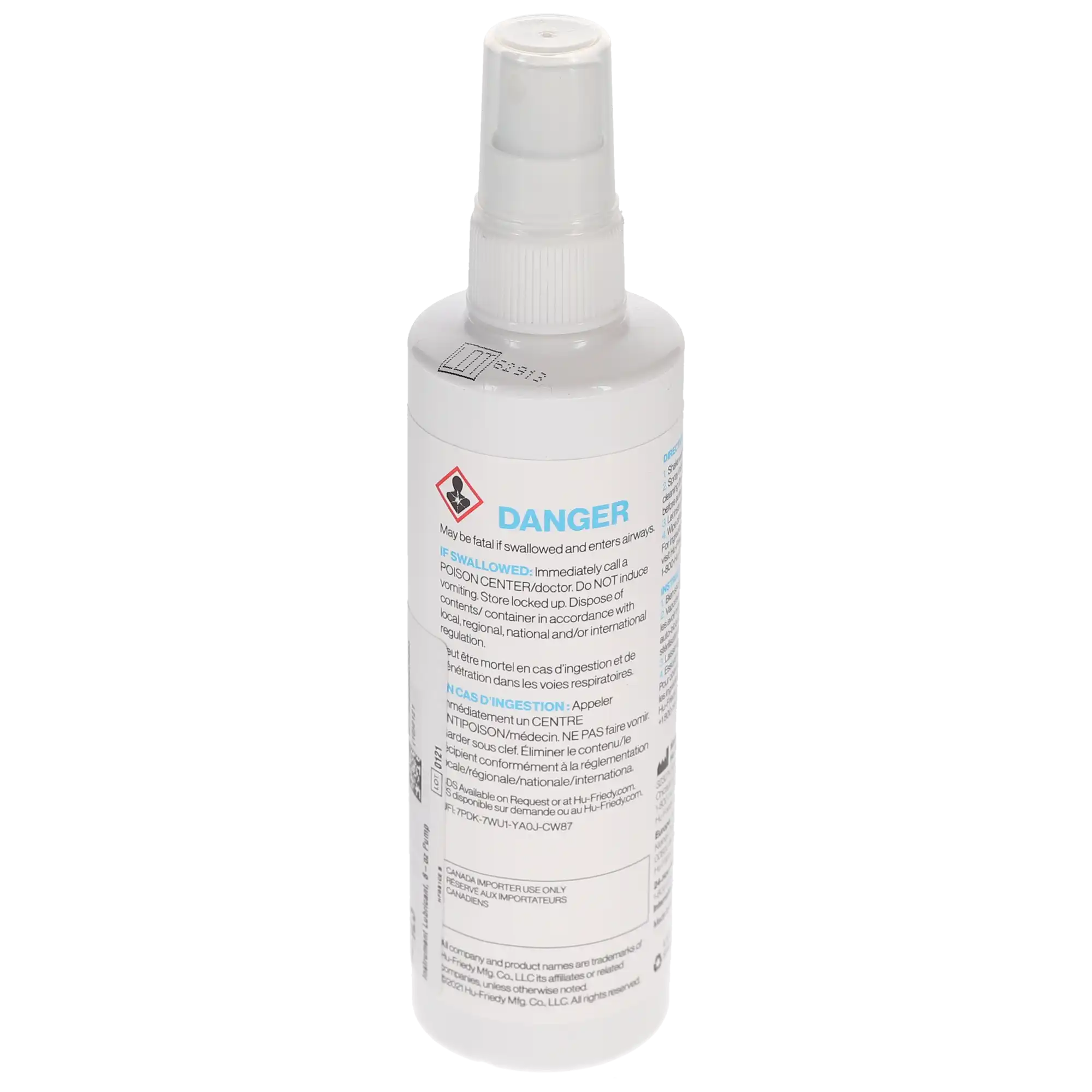Hu-Friedy IMS Instrument Lubricant Spray, 8 oz (236 ml) Pump Bottle, Silicone-Free, ILS thumbnail 2