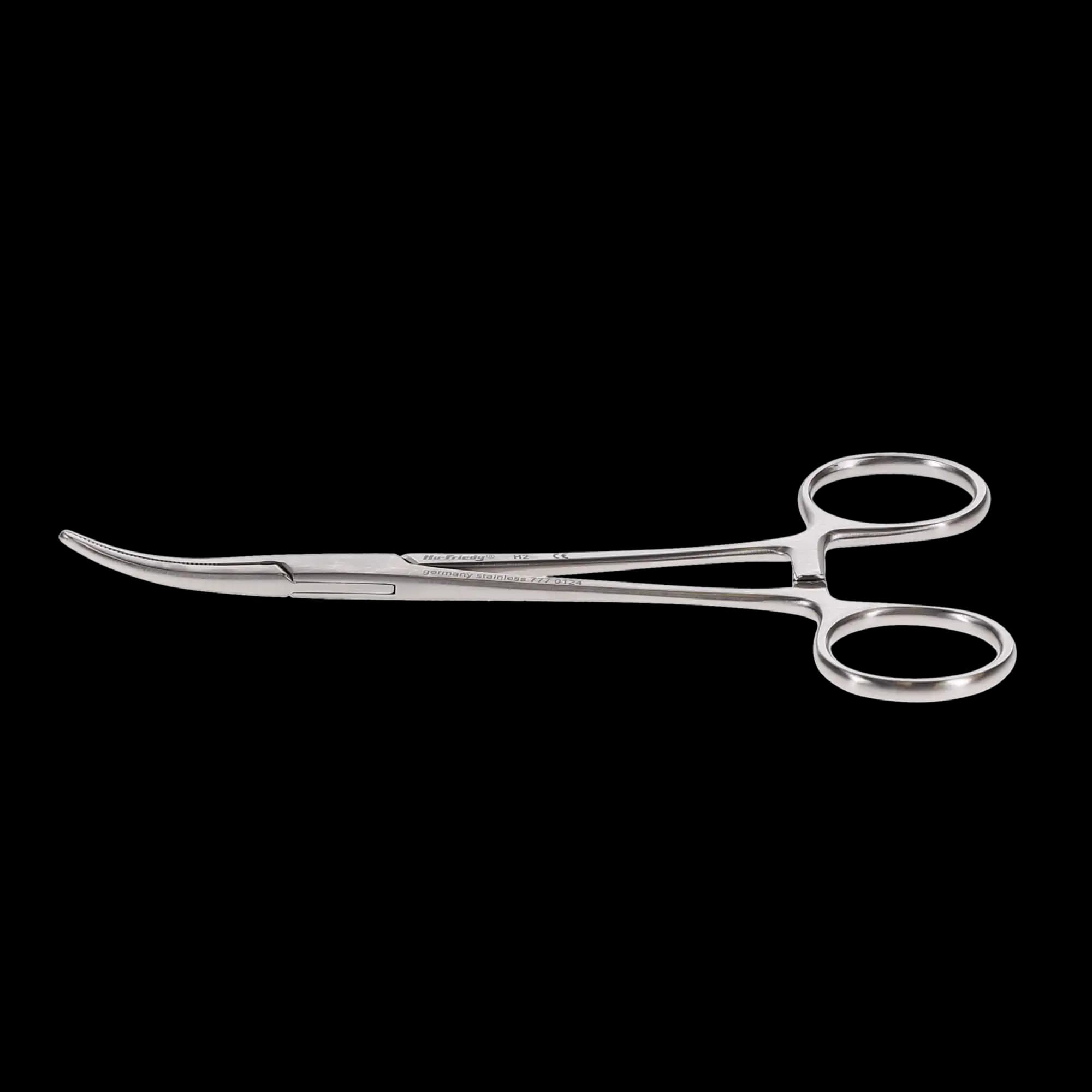 Hu-Friedy Kelly Hemostat, Curved, #2, 5-1/2", Stainless Steel, H2 thumbnail 2