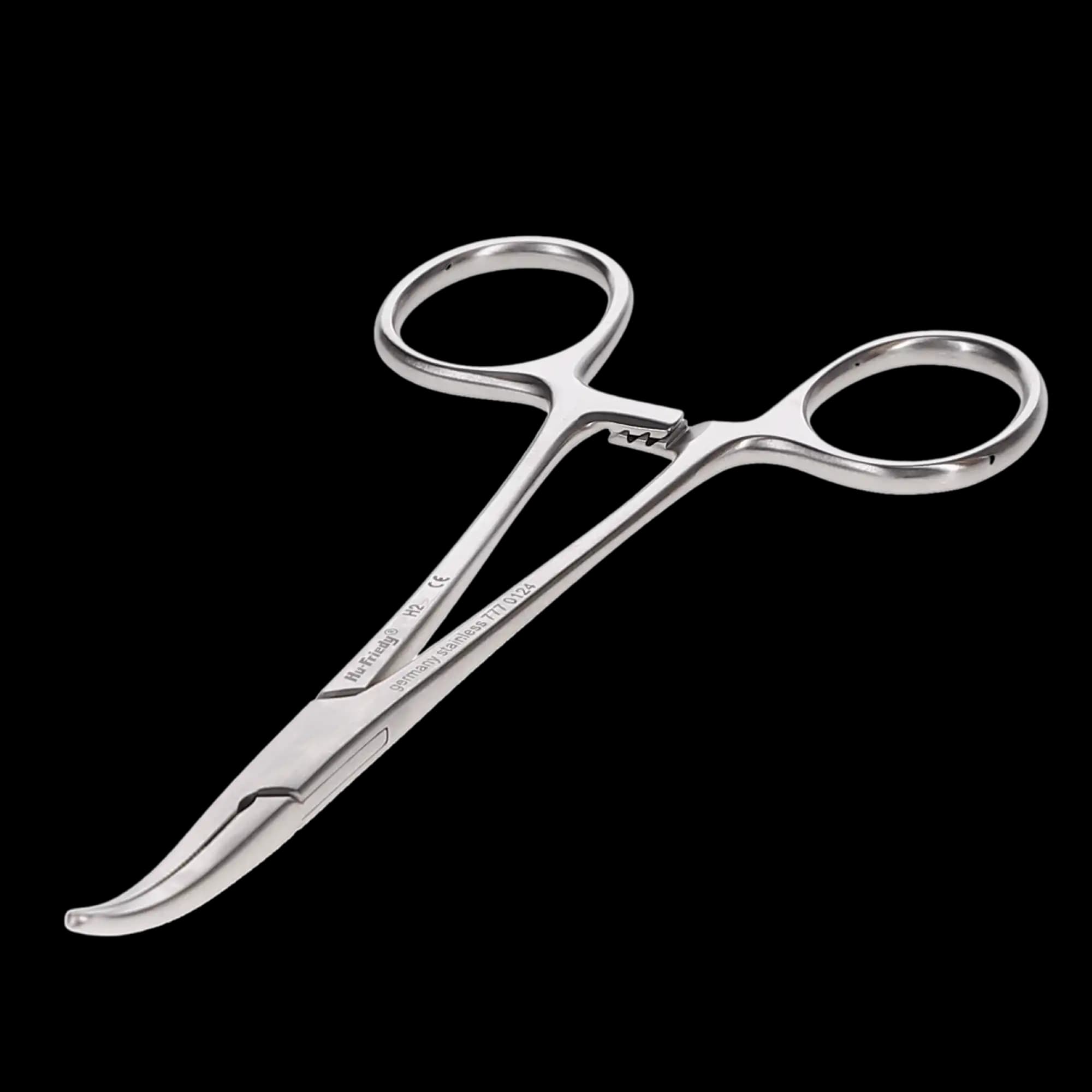 Hu-Friedy Kelly Hemostat, Curved, #2, 5-1/2", Stainless Steel, H2 thumbnail 3