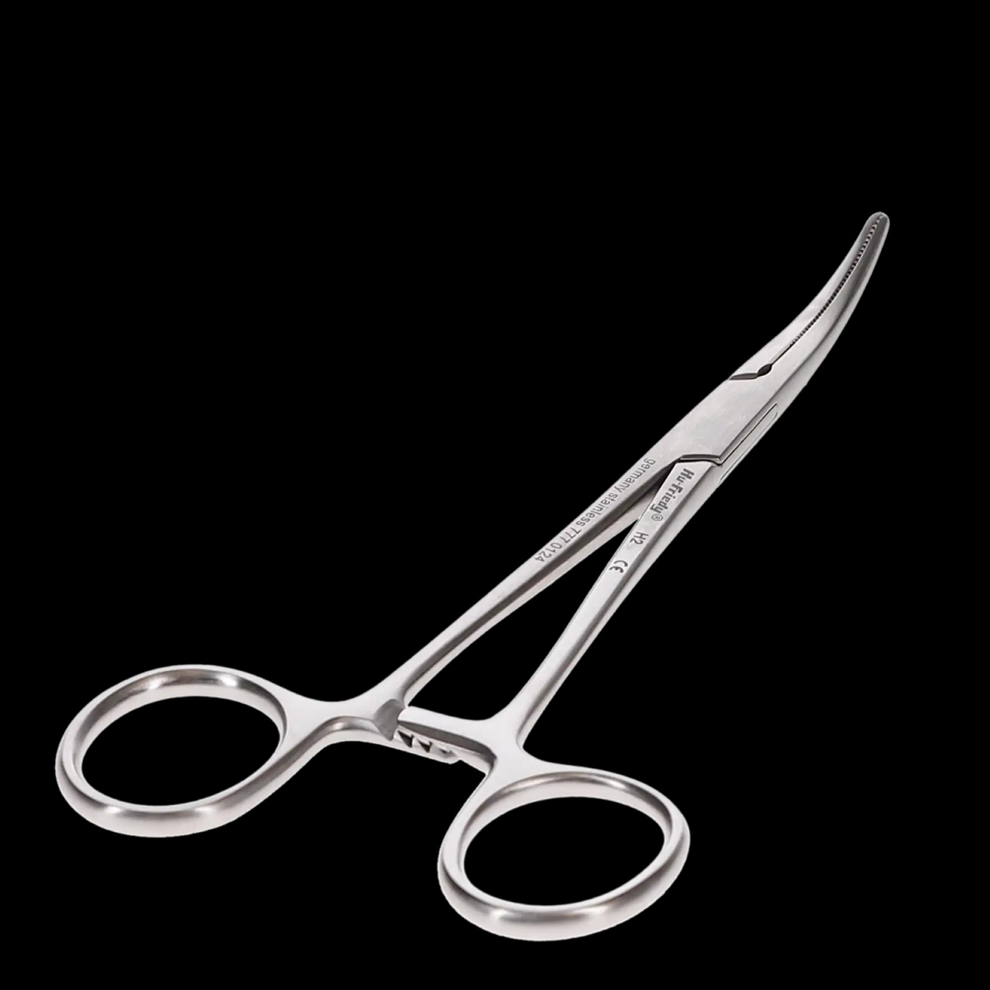 Hu-Friedy Kelly Hemostat, Curved, #2, 5-1/2", Stainless Steel, H2 thumbnail 4