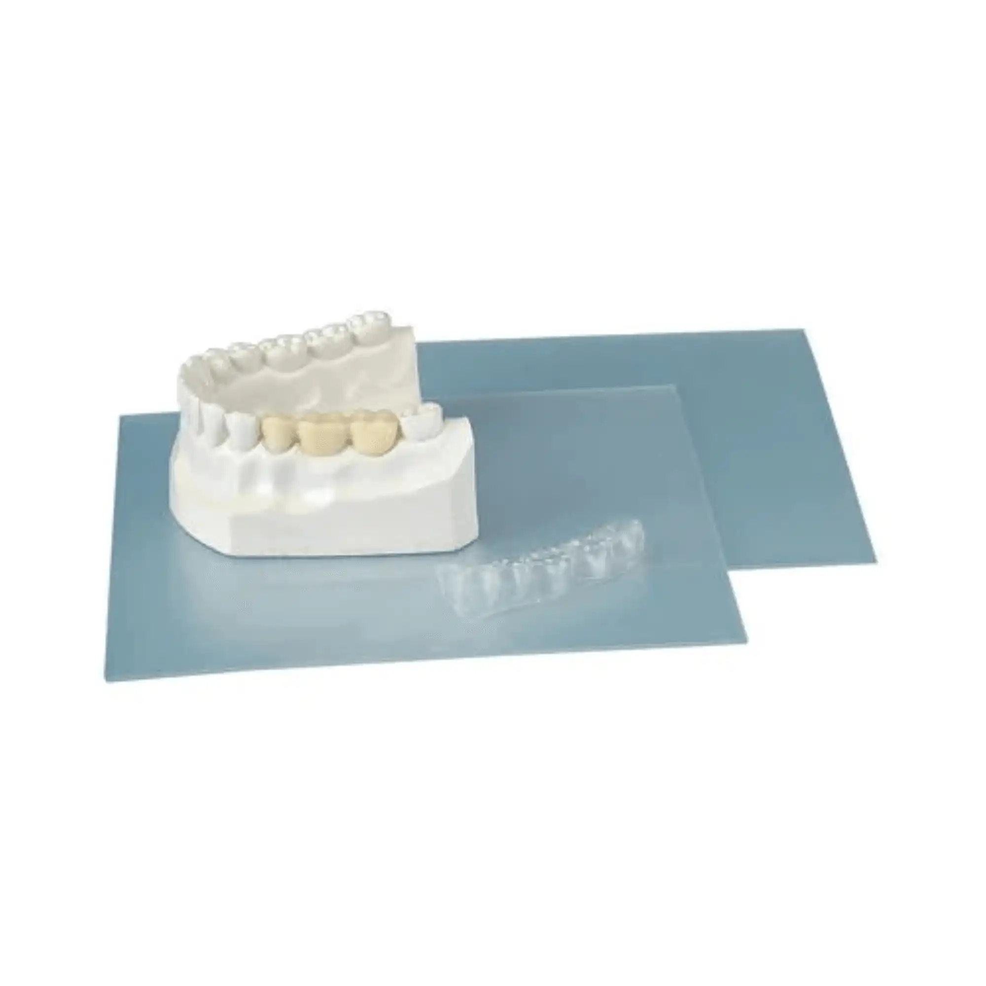 Pro-Form Temporary Crown & Bridge Material, 5" x 5", 0.020" (0.50 mm), Clear, 50/Pk, 9613680 thumbnail 2