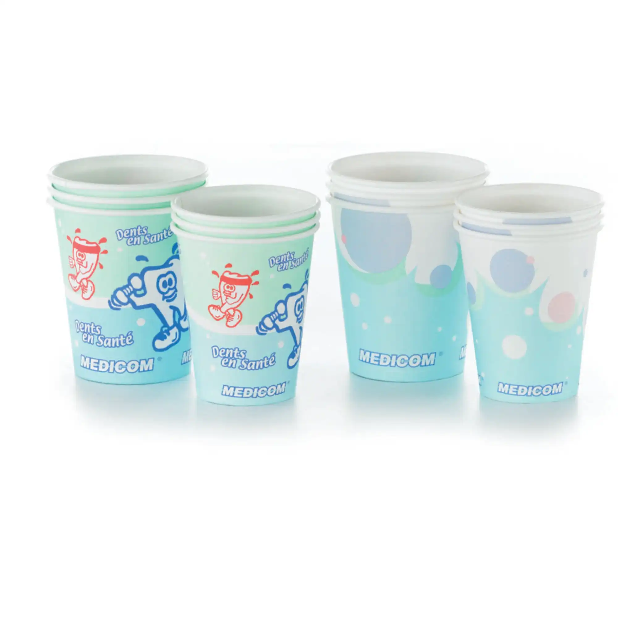 Medicom SafeBasics Poly-Coated Paper Cups, 5 oz, Healthy Teeth Design, 1000/Pk, 116-CH - Poly Coated Paper Cups, 5 oz, Healthy Teeth, 1000/Pk, 116-CH - Image 1