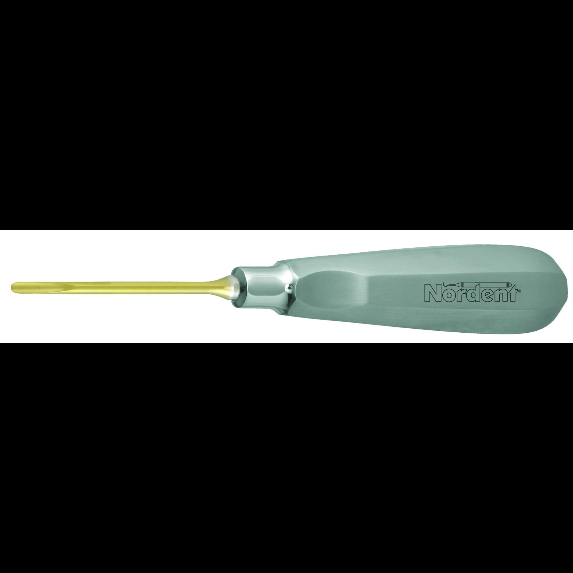 Nordent Luxating Elevator, #3ST, Straight, 3 mm, Titanium Nitride Coated, Stainless Steel Handle, 1/Pk, ELX3ST thumbnail 2