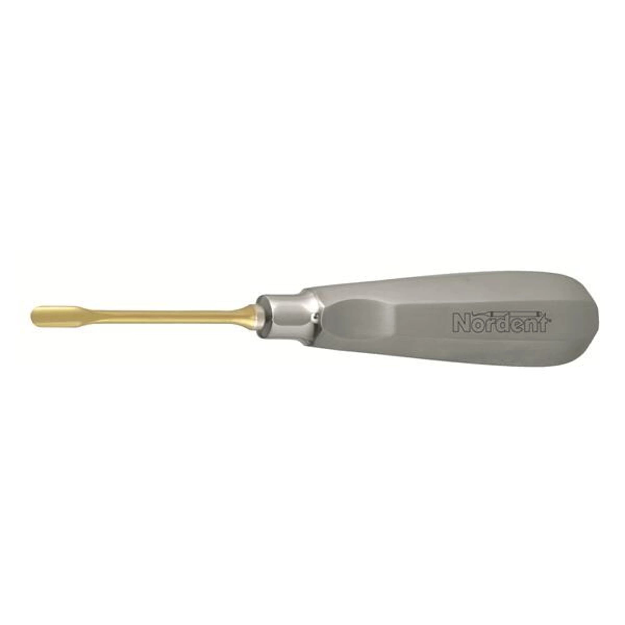 Nordent Luxating Elevator, #5ST, Straight, 5 mm, Titanium Nitride Coated, Stainless Steel Handle, 1/Pk, ELX5ST thumbnail 2
