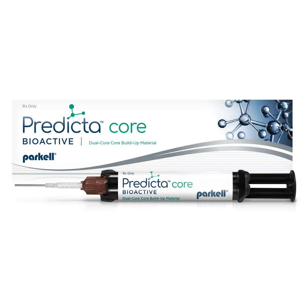 Predicta Bioactive Dual-Cure Core Build-Up Material, Stackable, White, 5 ml Syringe Refill, S605 thumbnail 12