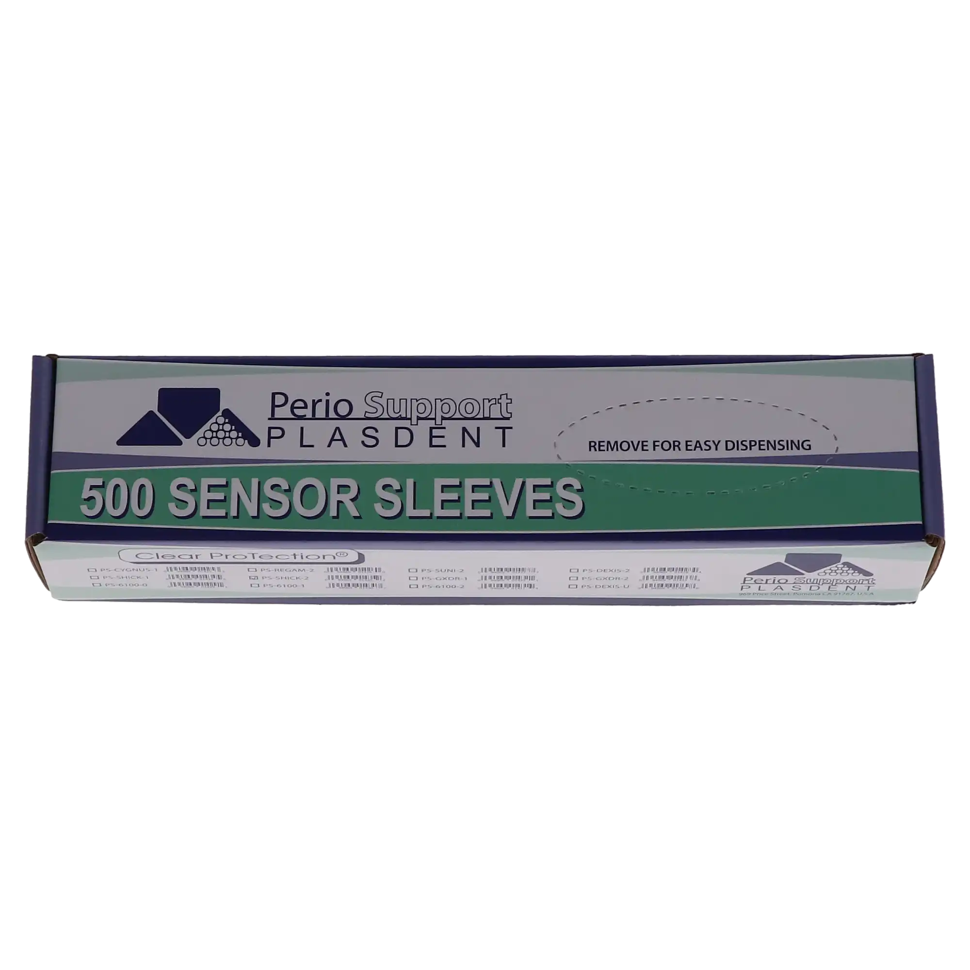 Plasdent Digital X-Ray Sensor Sleeves for Schick Size 2, Clear Plastic, No Paper Backing, 9.5", 500/Pk, PS-SCHICK-2 thumbnail 8
