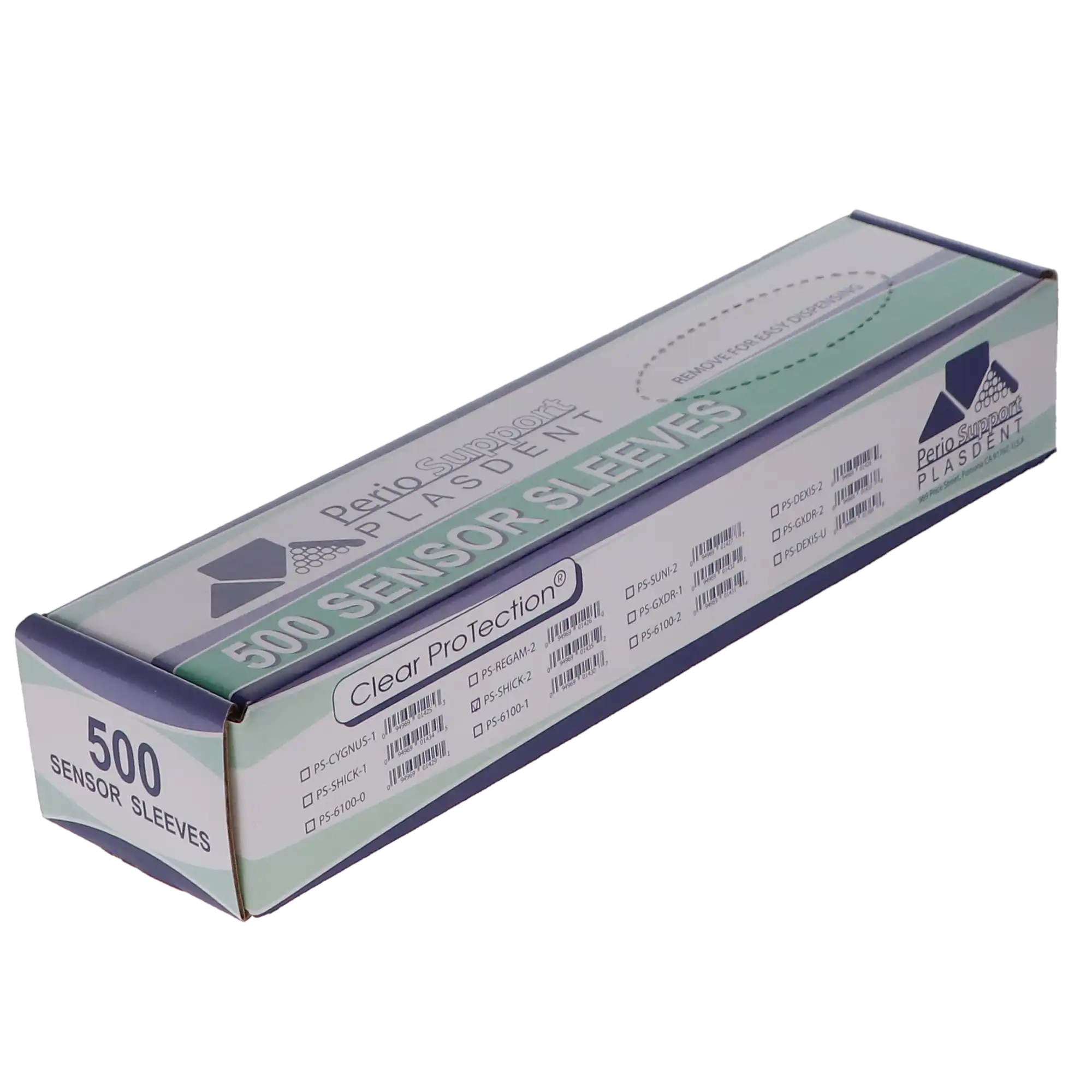Plasdent Digital X-Ray Sensor Sleeves for Schick Size 2, Clear Plastic, No Paper Backing, 9.5", 500/Pk, PS-SCHICK-2 thumbnail 9