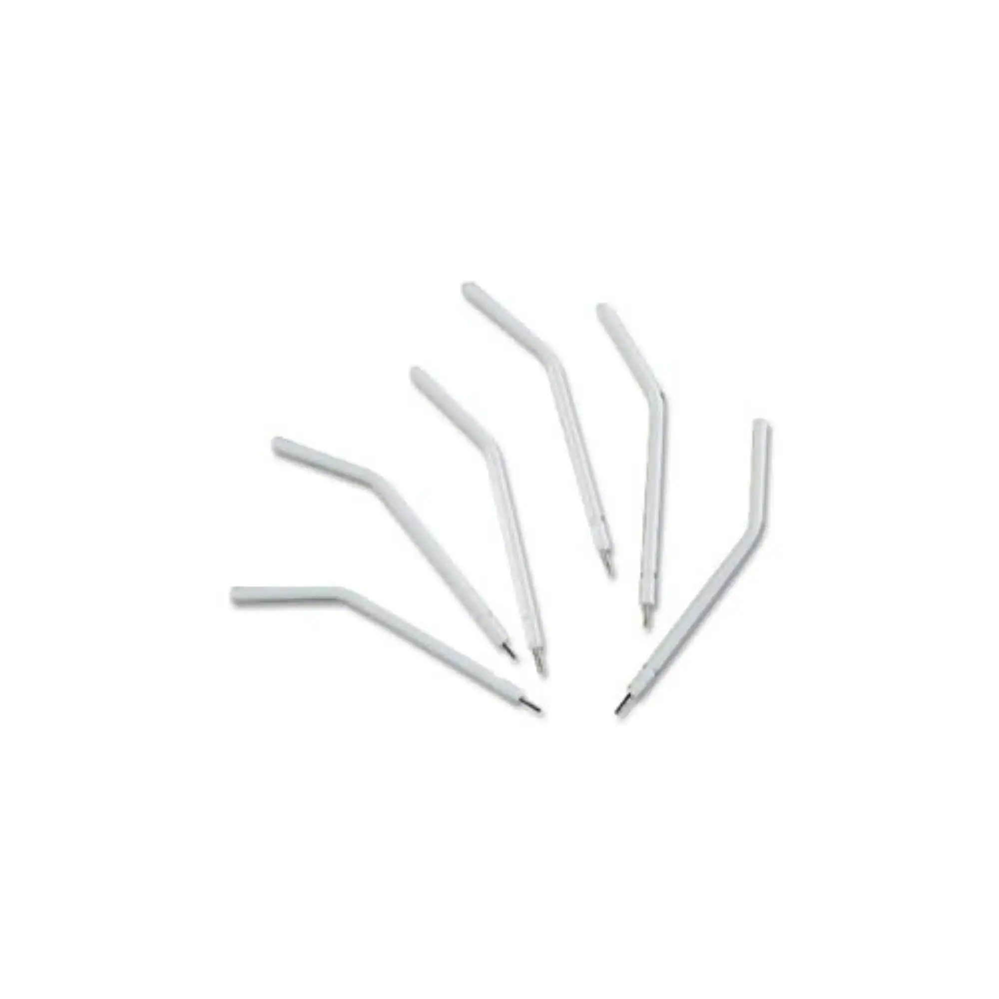 Plasdent AcuTips Disposable Universal Air/Water Syringe Tips, 3-Way White Plastic with Metal Core and Rounded Ends, 150/Bag, TST-MT thumbnail 2