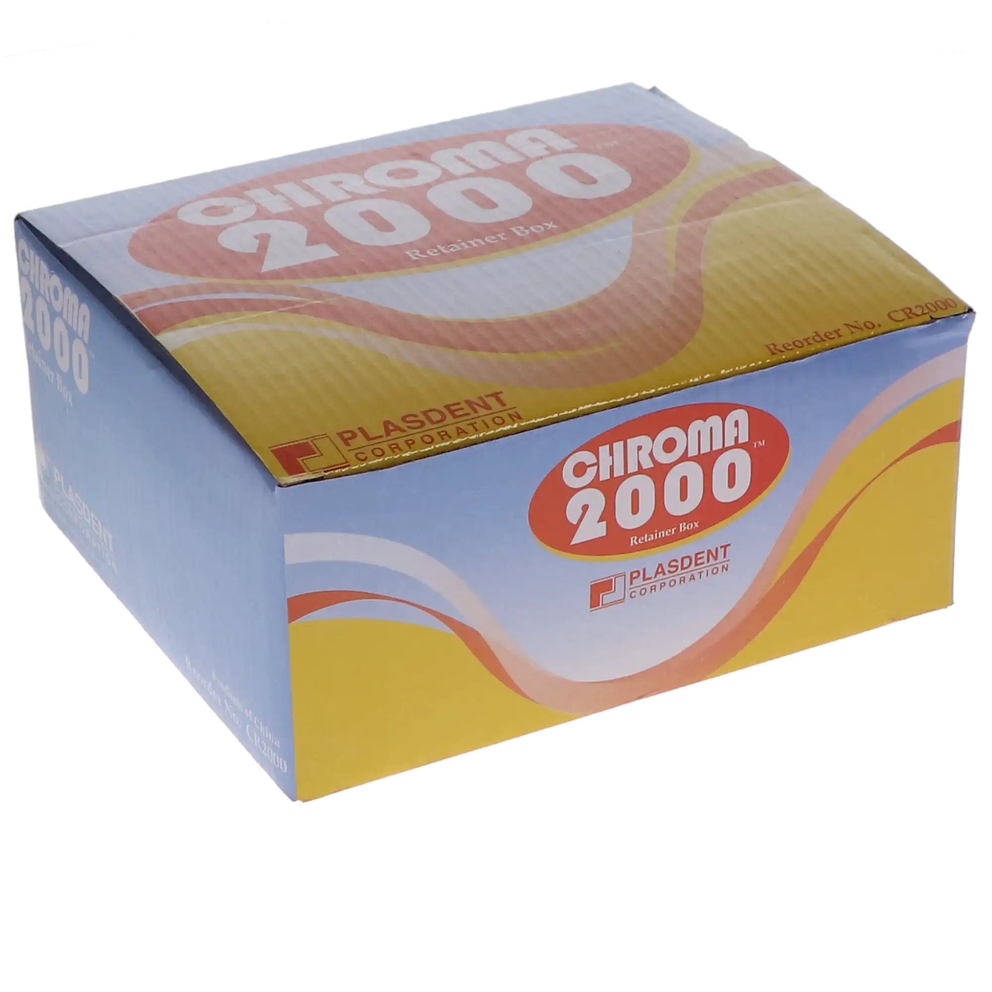Chroma Retainer Box, 3 1/8" x 3" x 1", Orange Yellow, 12/Pk, CR2000-7X thumbnail 5