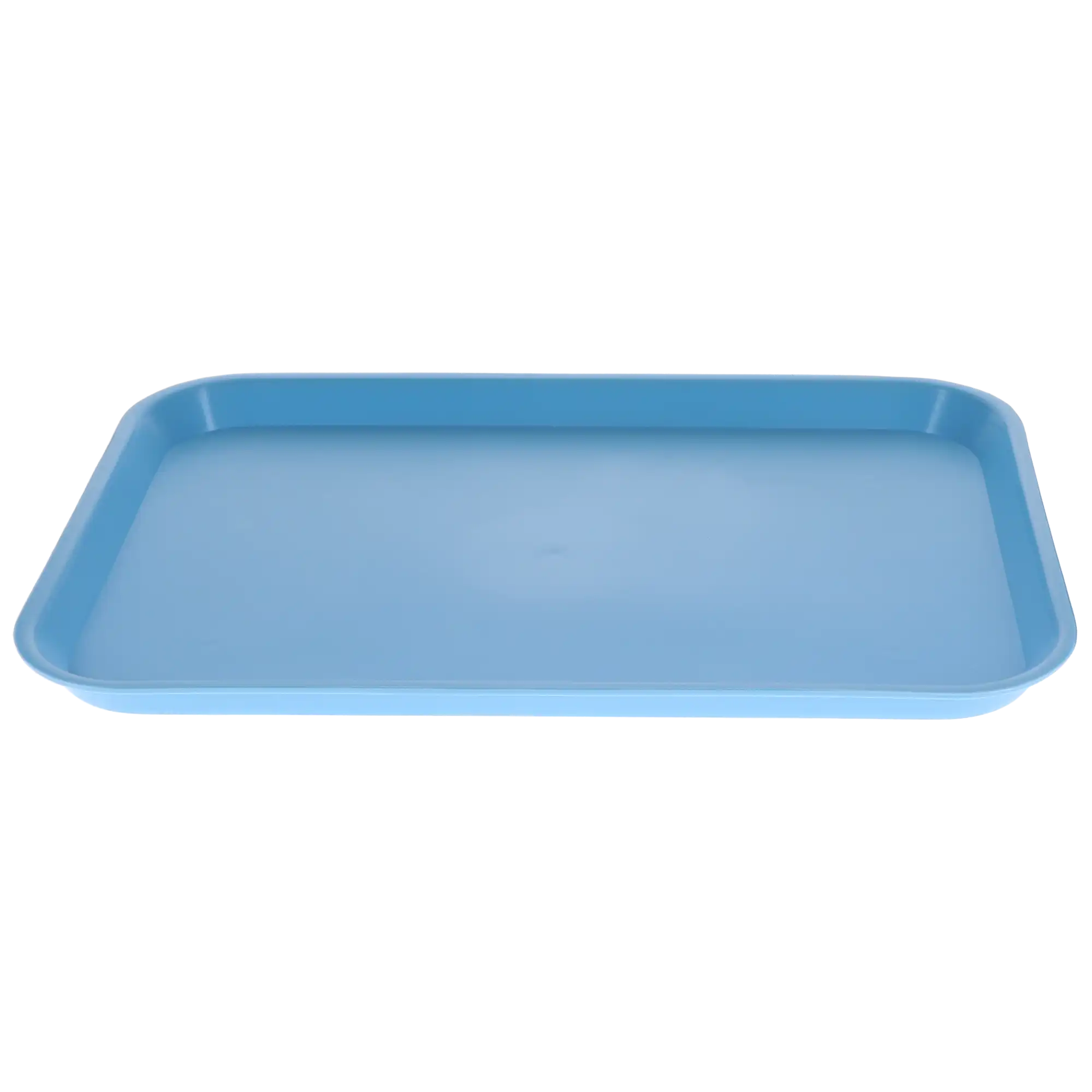 Plasdent Set-Up Flat Tray, Size E (Midwest), Blue, Plastic, 15" x 10-1/2" x 7/8", 1/Pk, 300EF-2 - Set-Up Plastic Flat Trays, # E, Midwest, Blue, 1/Pk, 300EF-2 - Image 1