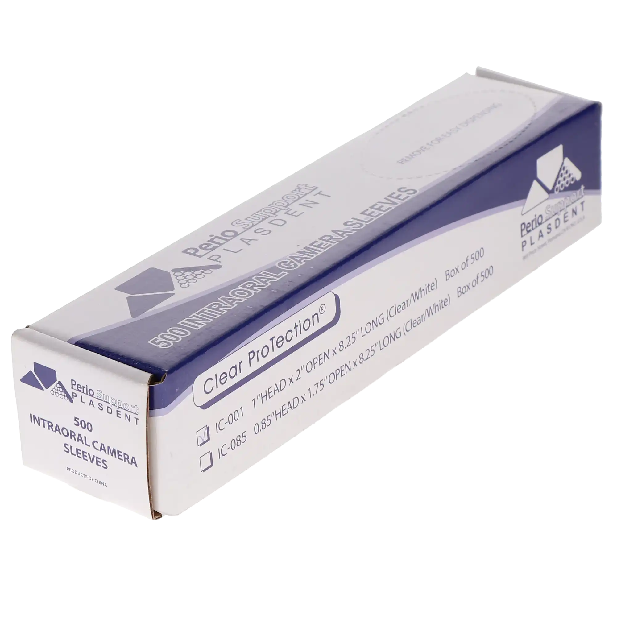 Plasdent Intraoral Camera Sleeves, Clear, 1" x 2" x 8.25", 500/Box, IC-001 thumbnail 3