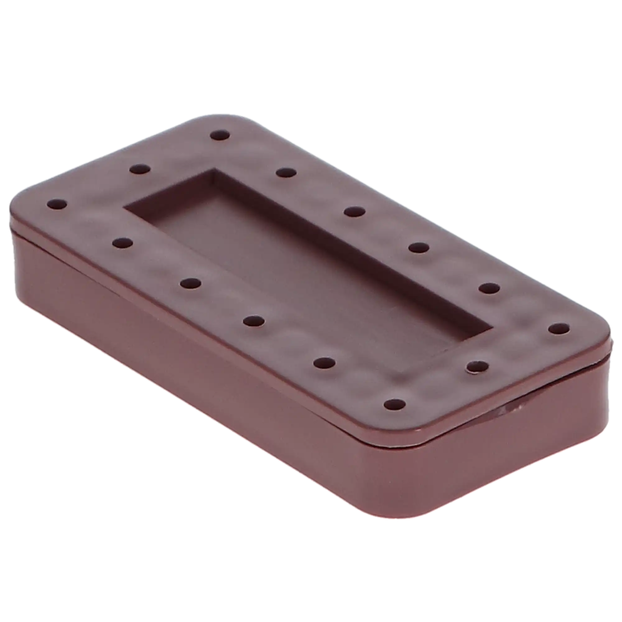 Plasdent Magnetic Bur Block, Rectangular, 14 Burs Capacity, Mauve, 1/Pk, 400BR-10 thumbnail 3