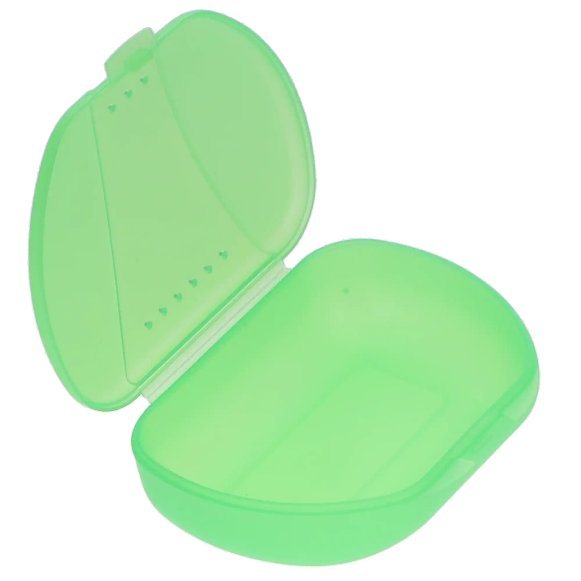 Plasdent Translucent Tropical Retainer Boxes, Snap Closure, Vented Lid, 7/8" Deep, Assorted Colors, 12/Box, TC2002-TCA thumbnail 2