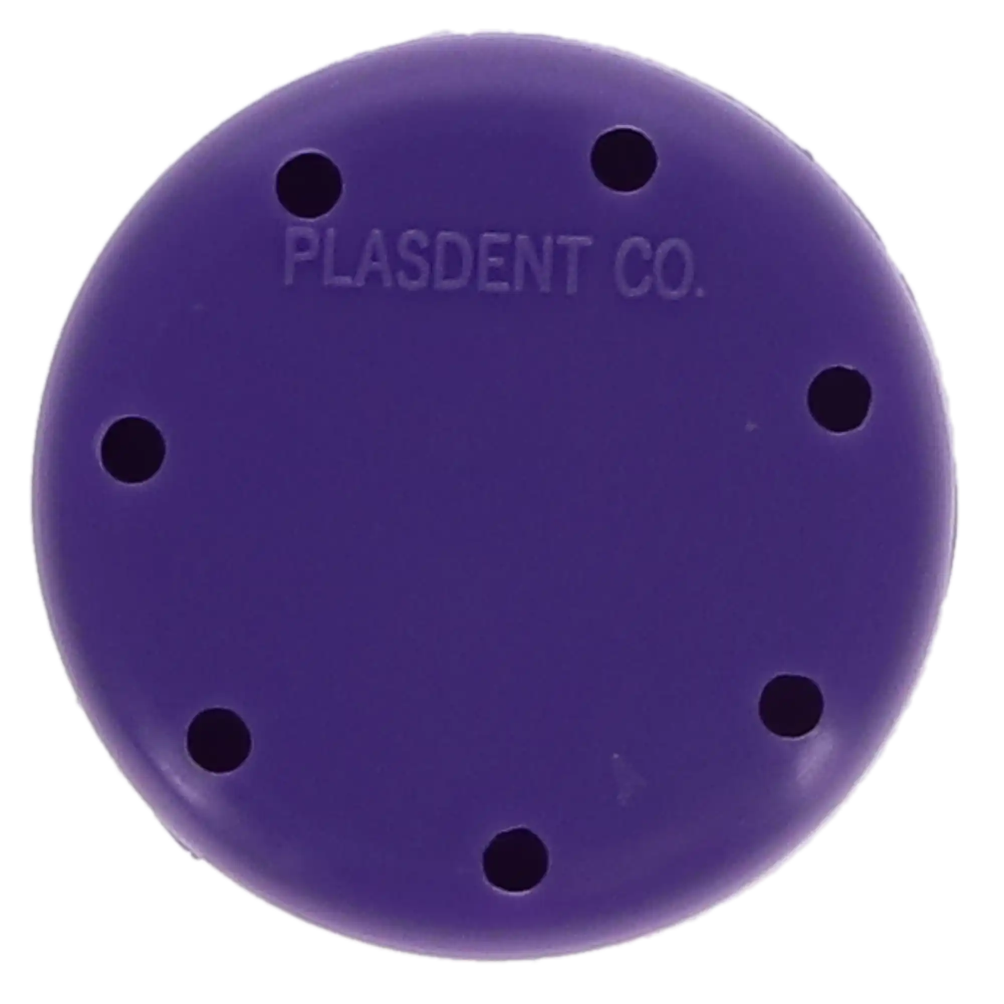 Plasdent Small Round Magnetic Bur Block, 7-Hole, Neon Purple, 400BS-S10, 1/Pk thumbnail 6