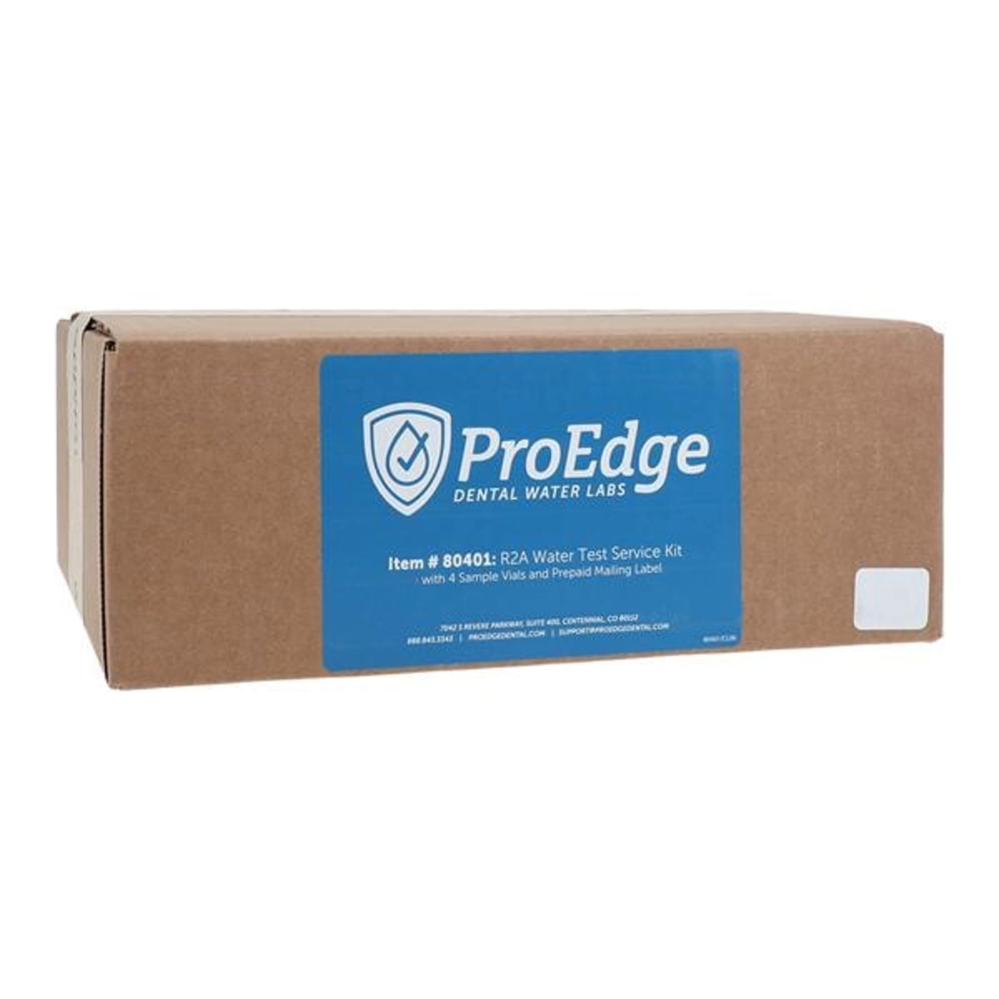 ProEdge R2A Mail-In Dental Unit Waterline Testing Kit, 4 Vials, 80401 thumbnail 3