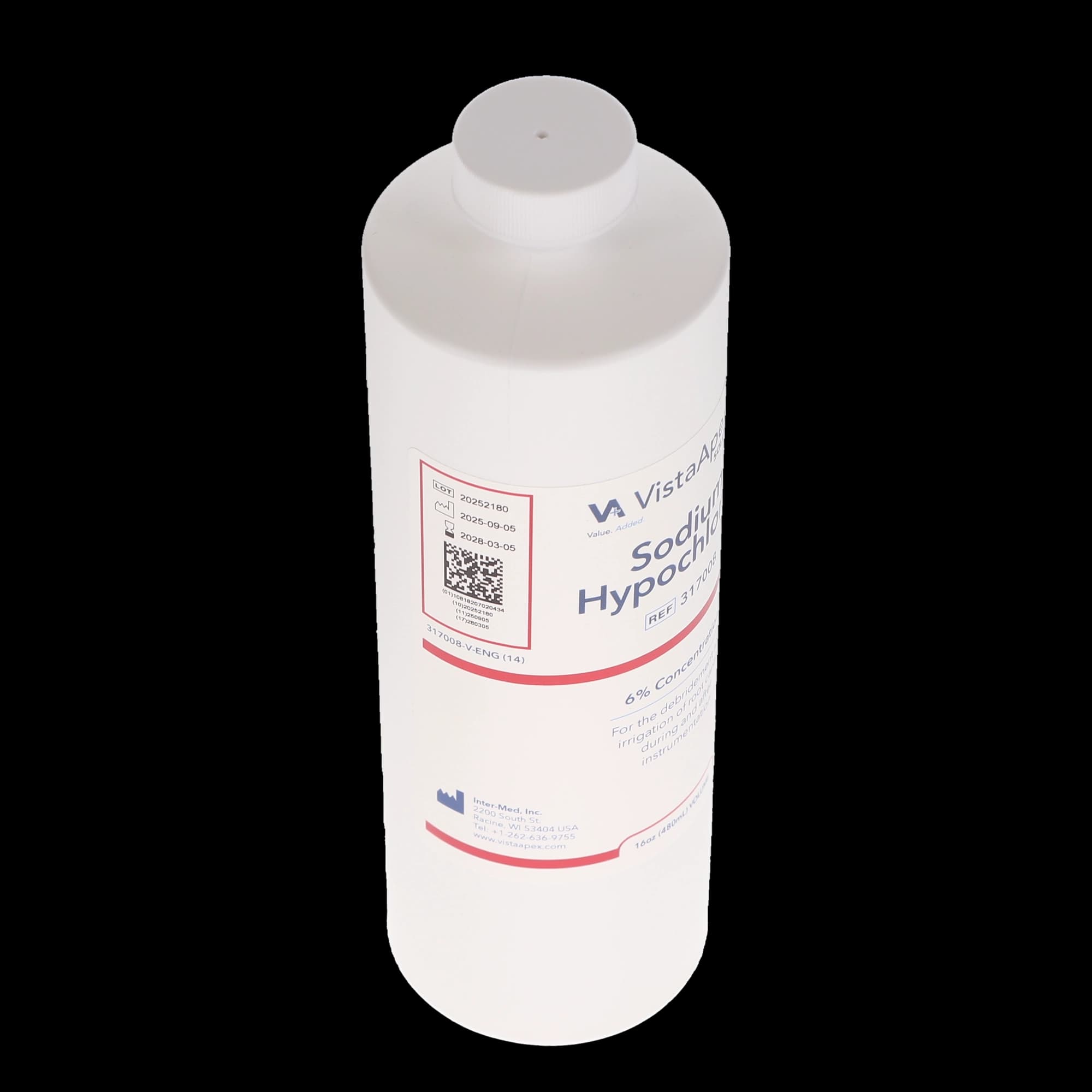 Sodium Hypochlorite Solution, 6%, 16 oz (480 mL) Bottle, 317008 thumbnail 6