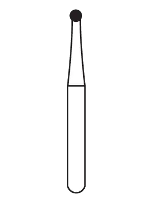 Alpen Operative Surgical Carbide Burs, FGSS, Round, #4, 1.4 mm, 10/Pk, R300004 - Alpen Operative Surgical Carbide Burs, FGSS, Round, # 4, 1.4 mm, 10/Pk, R300004 - Image 1